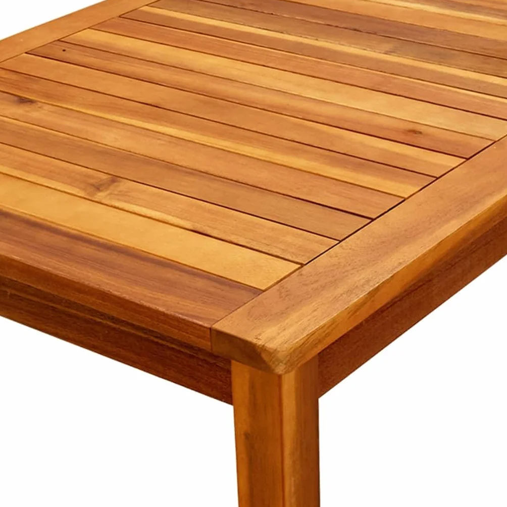 vidaXL Table Basse de Jardin en Bois d'Acacia Solide 110x60x45 cm