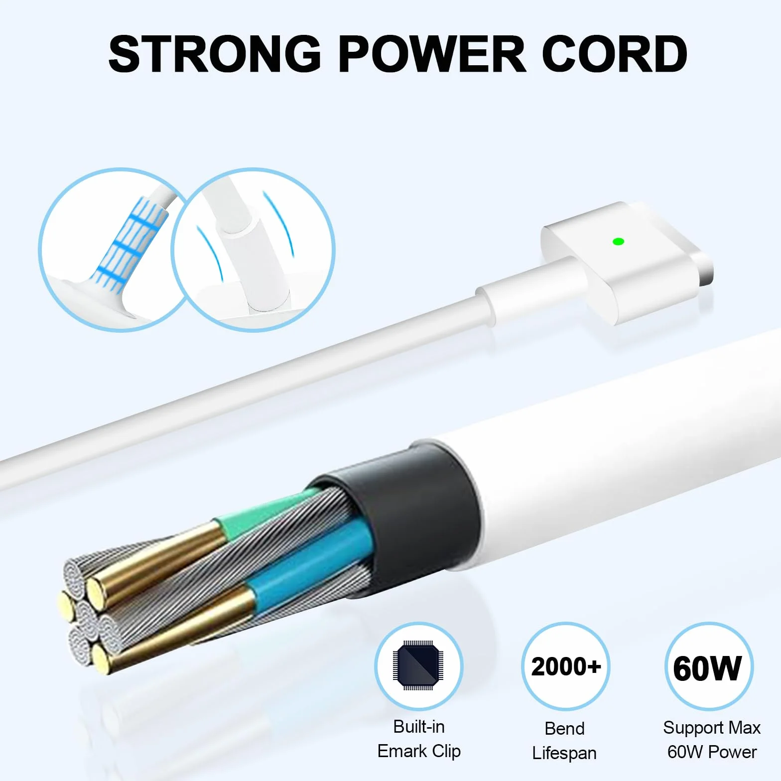 Chargeur MacBook Air 45W T-Tip Compatible A1435 A1436 A1465 A1466 2012-2017