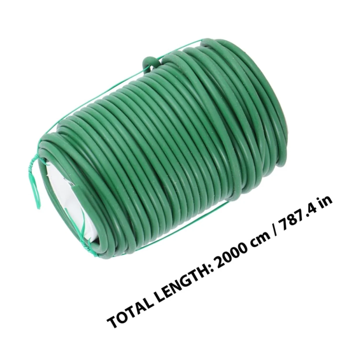 DOITOOL 2 Rouleaux de Liens de Jardinage Verts en TPR pour Fixation Sécurisée des Fleurs Plantes Grimpantes, Outil Pratique pour Attacher Branches et Vignes Jardin