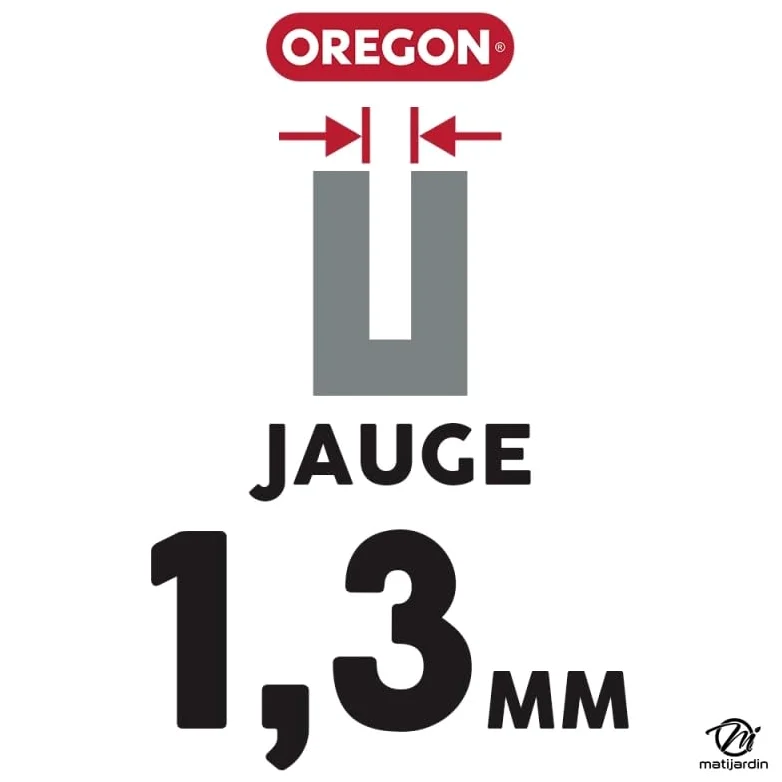Matijardin - Guide tronçonneuse Oregon 180SDEA095 Single Rivet 45 cm