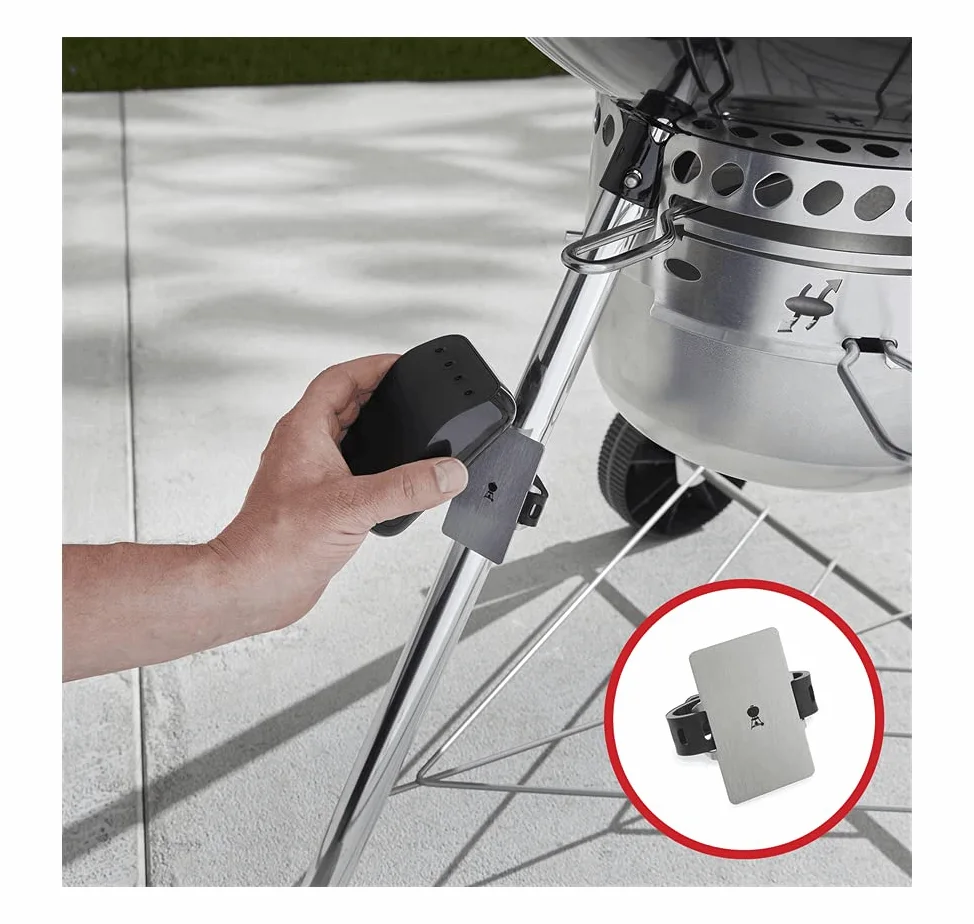 Weber 3254 Connect Kit de montage pour thermomètre 6 pièces Noir