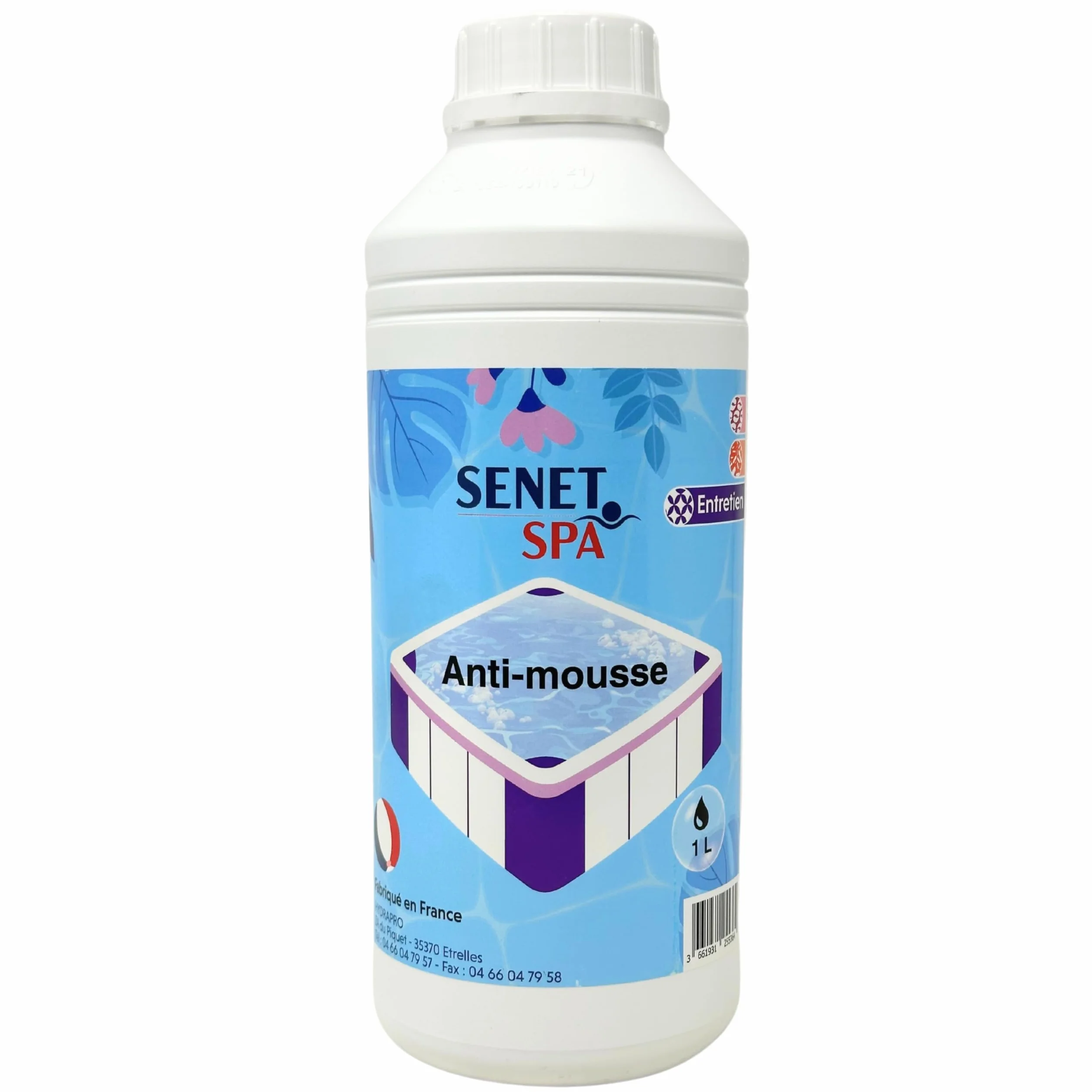 Anti Mousse pour Spa 1L – Élimination Rapide de la Mousse – Fabriqué en France