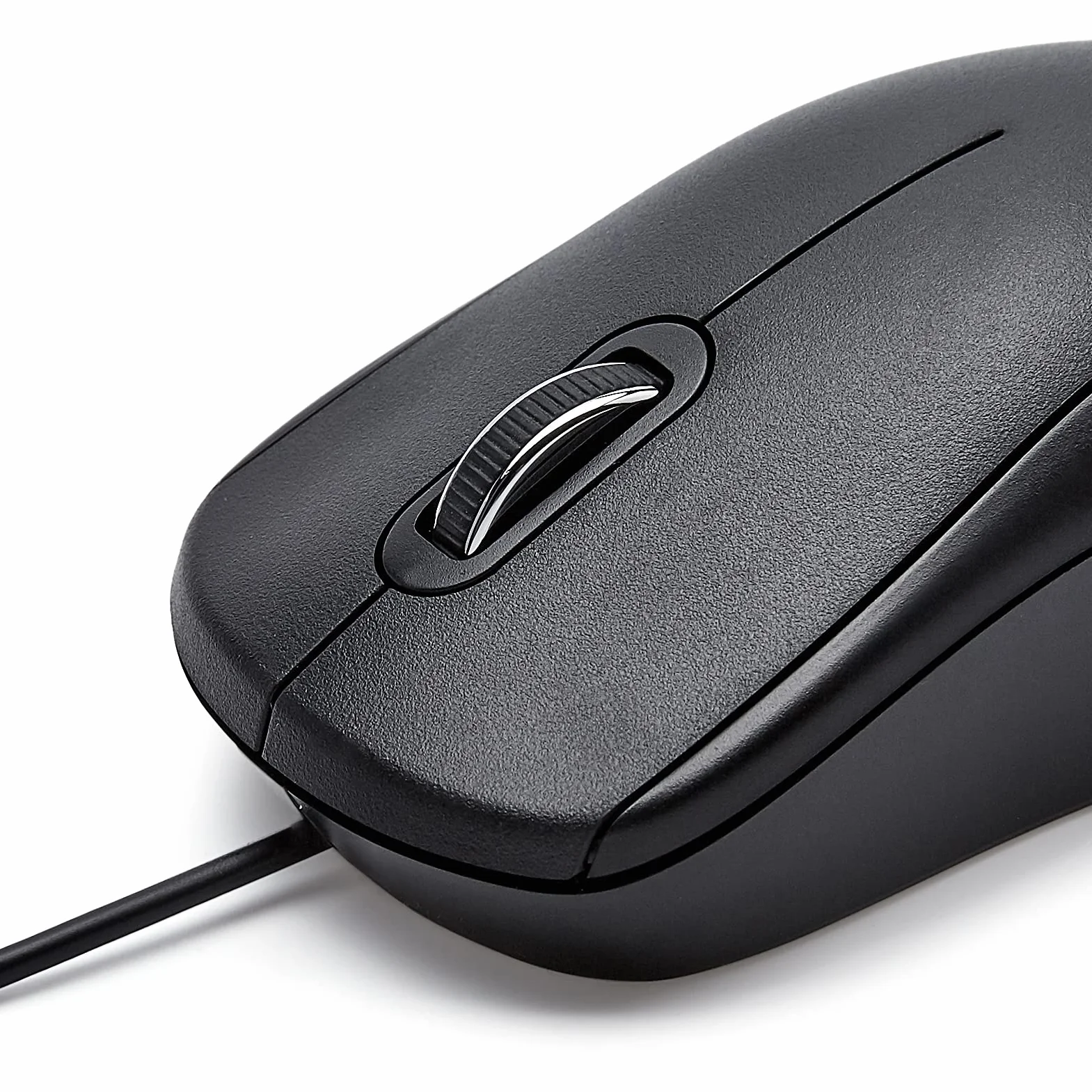 Amazon Basics Souris filaire USB 3 boutons silencieuse noire