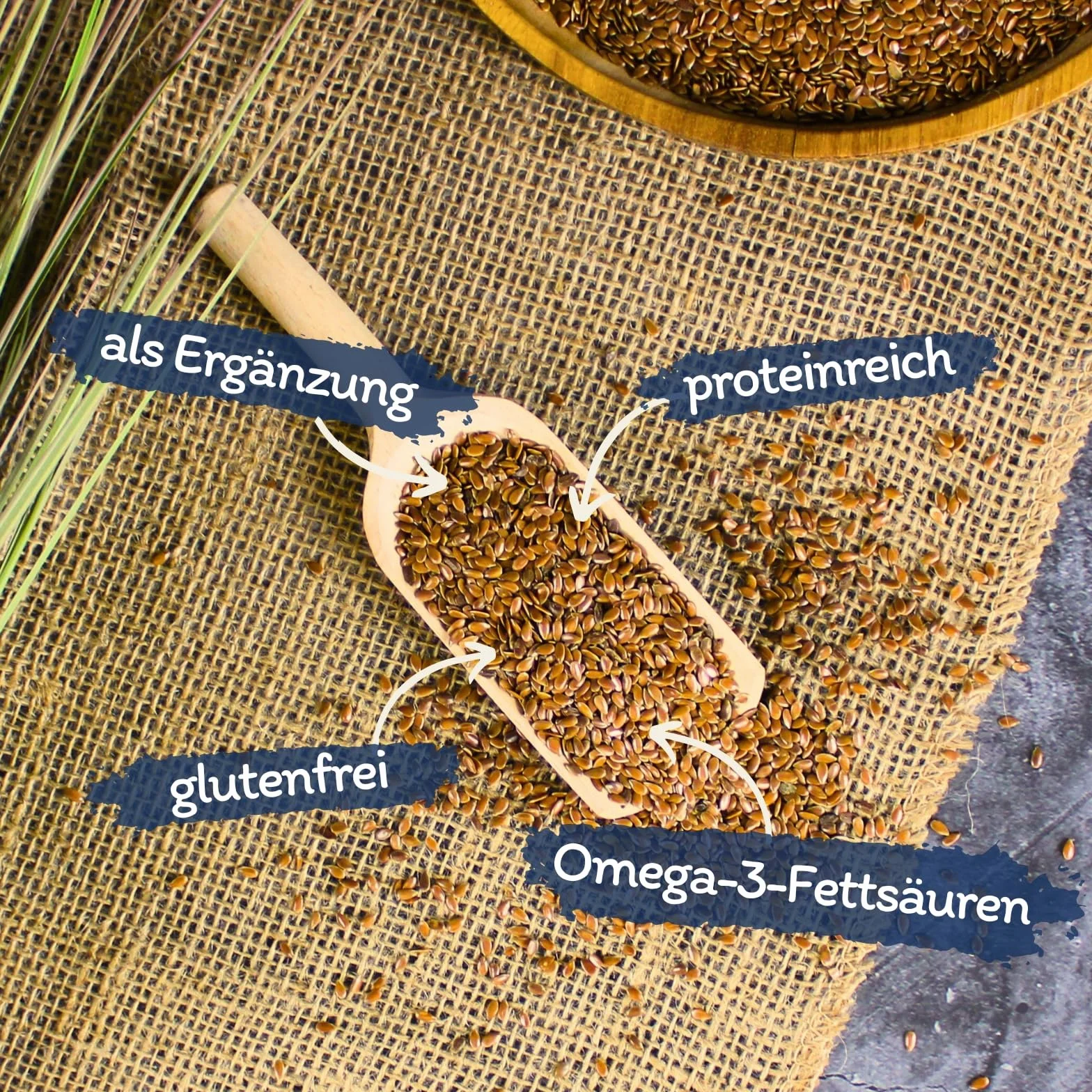 Lyra Pet® 25 kg graines de lin complément alimentaire pour oiseaux sauvages petits rongeurs riche en oméga-3 fibres protéines