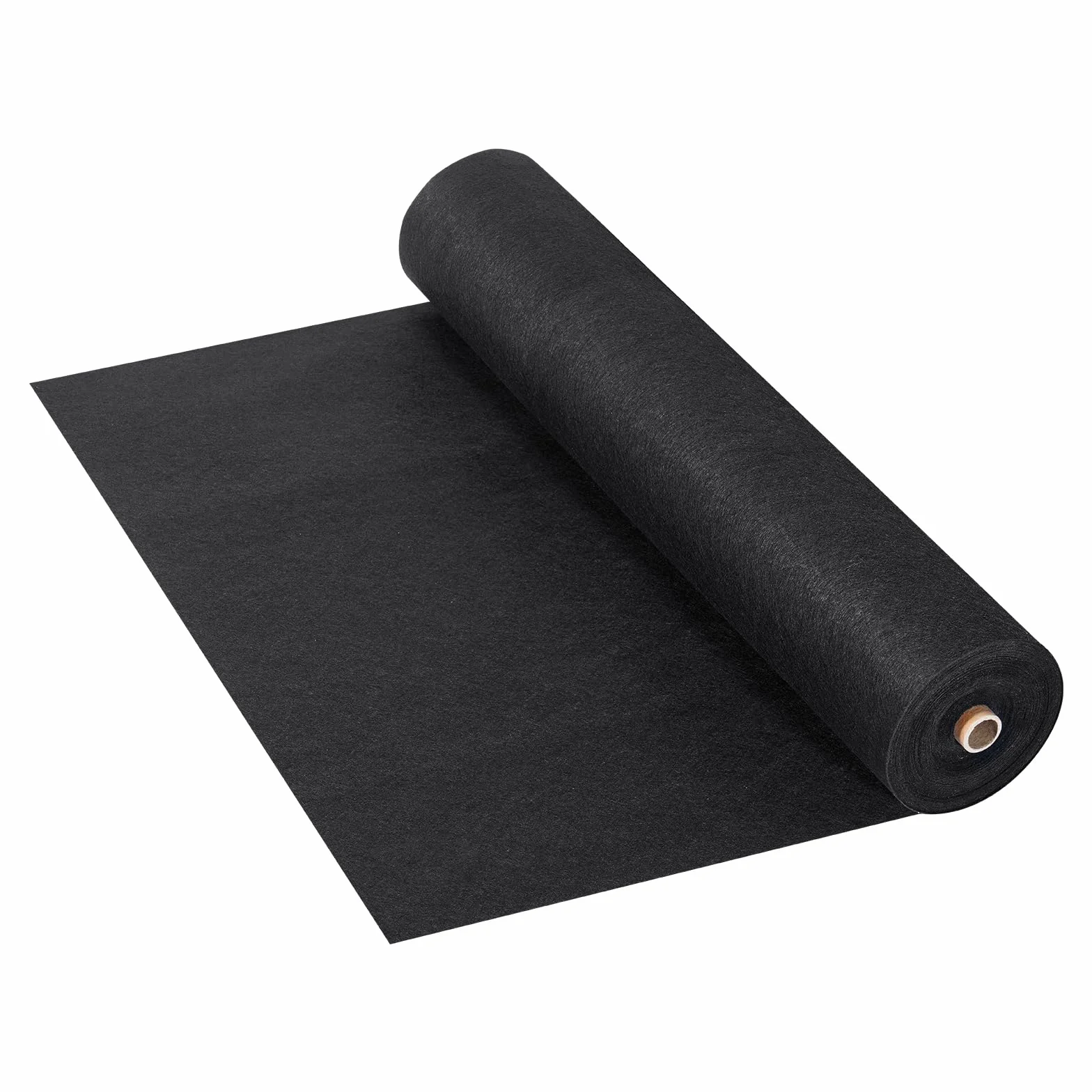 VEVOR Géotextile Non Tissé 1,2x30,5 m Toile de Paillage Anti-Mauvaises Herbes 271 g/m² Noir