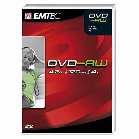 Emtec DVD-RW 4.7GB Pack de 1