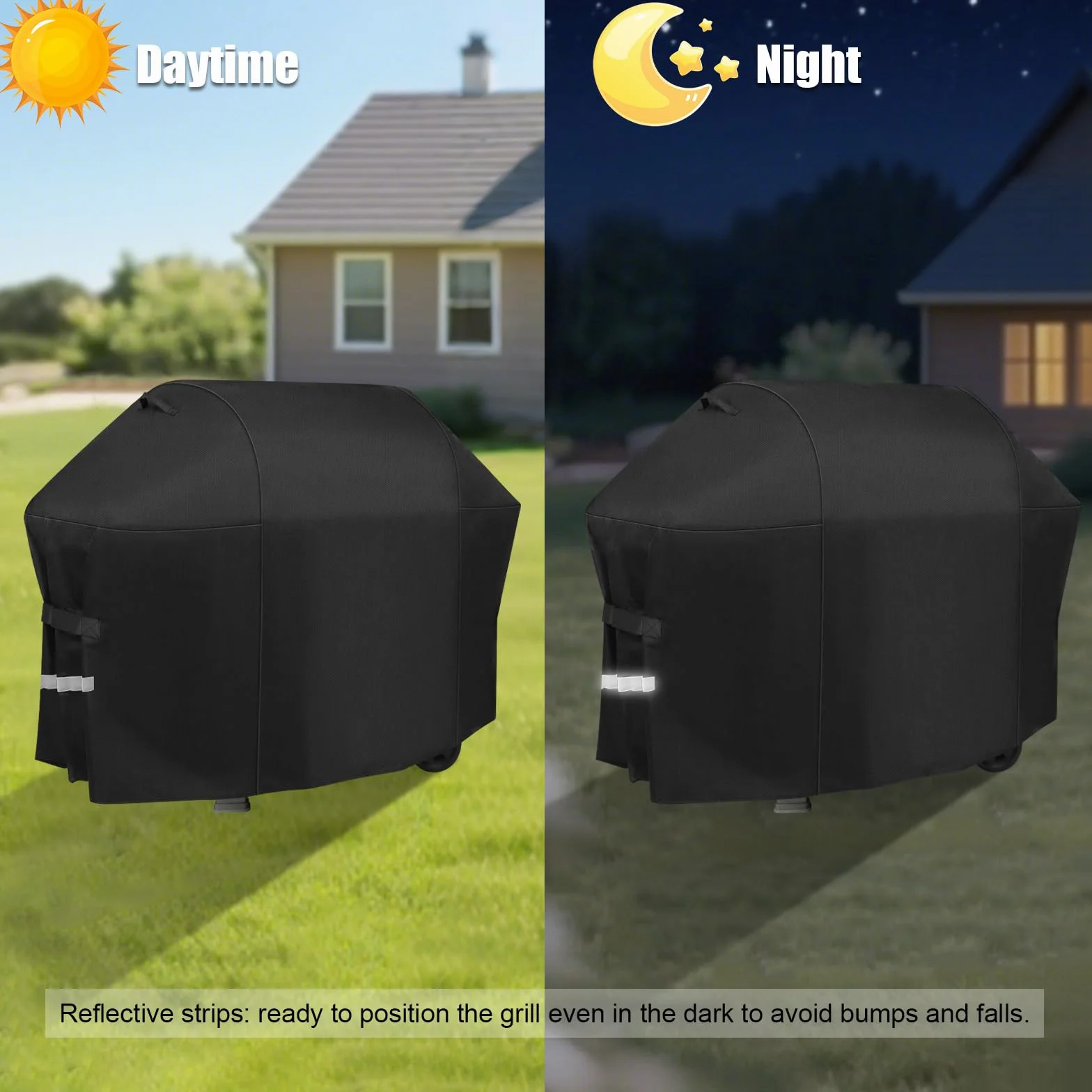 Housse de Barbecue 600D résistante imperméable Anti-UV pour Weber Genesis II LX série 300
