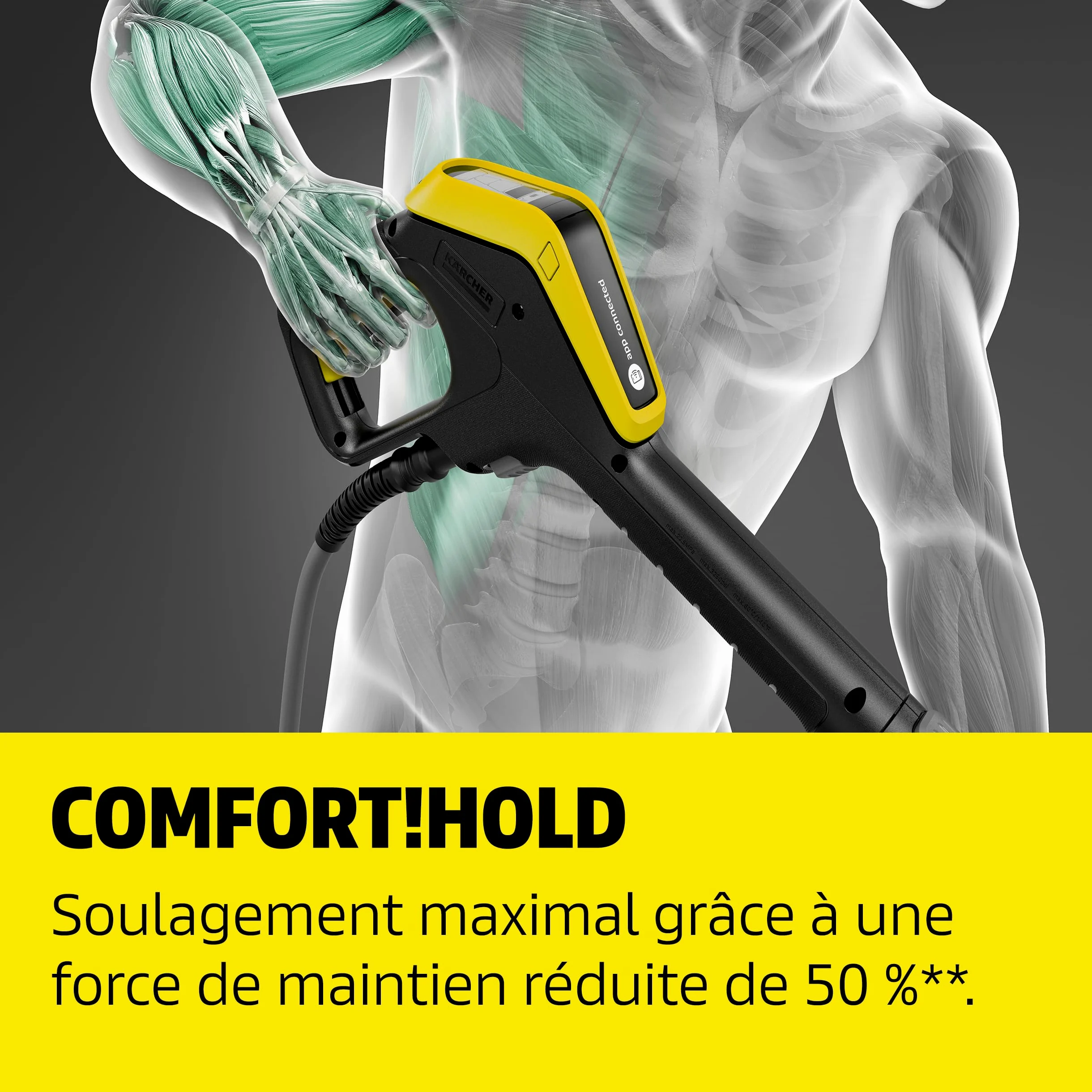 Kärcher Nettoyeur Haute Pression K 7 Comfort Premium Connect, Pression Max. 180 Bar, débit : 600 l/h, Surface : 60 m²/h, Flexible Haute Pression, Enrouleur de Flexible, contrôle Via Application