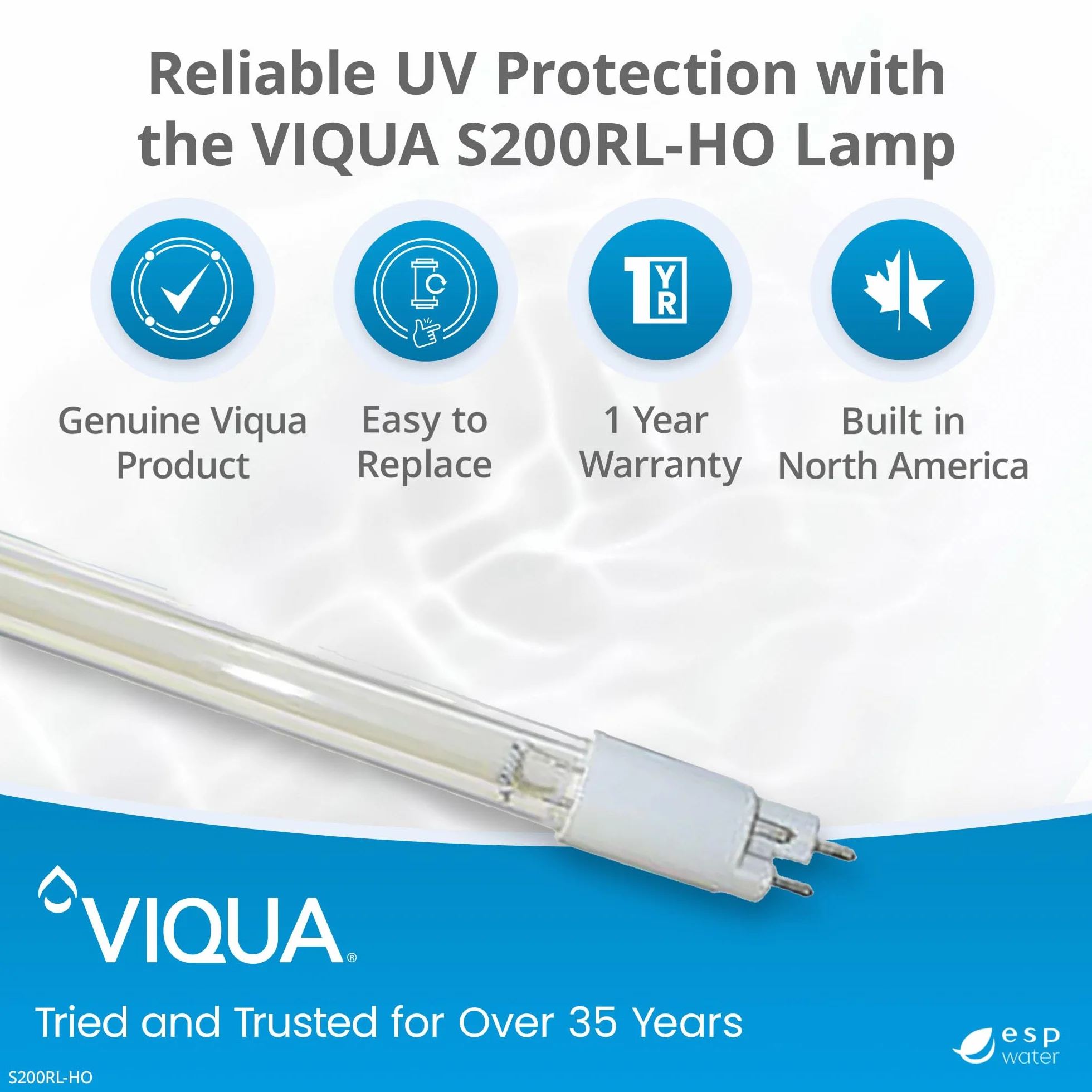 VIQUA S200RL-HO Lampe UV de Rechange VH200