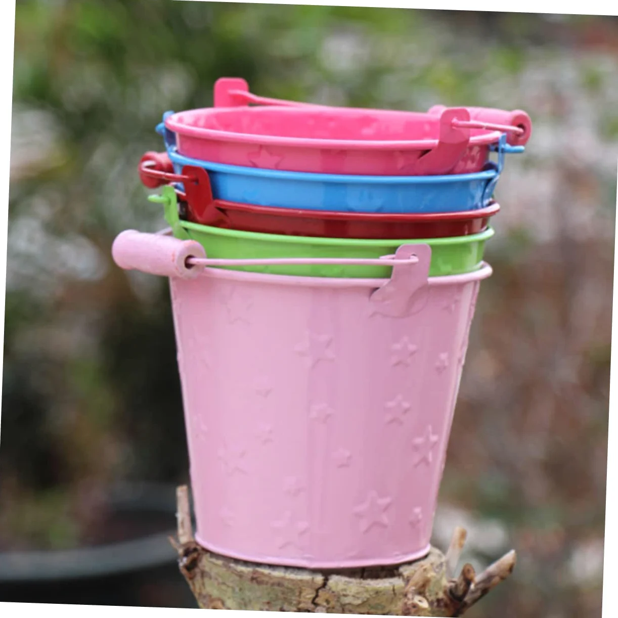 iplusmile 2 Ensembles 3 Pièces Mini Râteau De Jardin Mini-kit Enfants Outil De Jardin Jouets De Porte Trousse D'outil De Pelle De Pratique