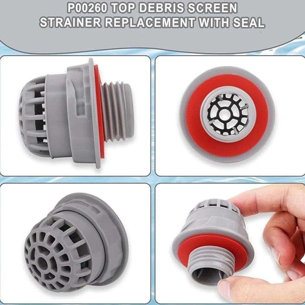 Distributeur de débris à vis pour jacuzzi gonflable compatible Lay Z