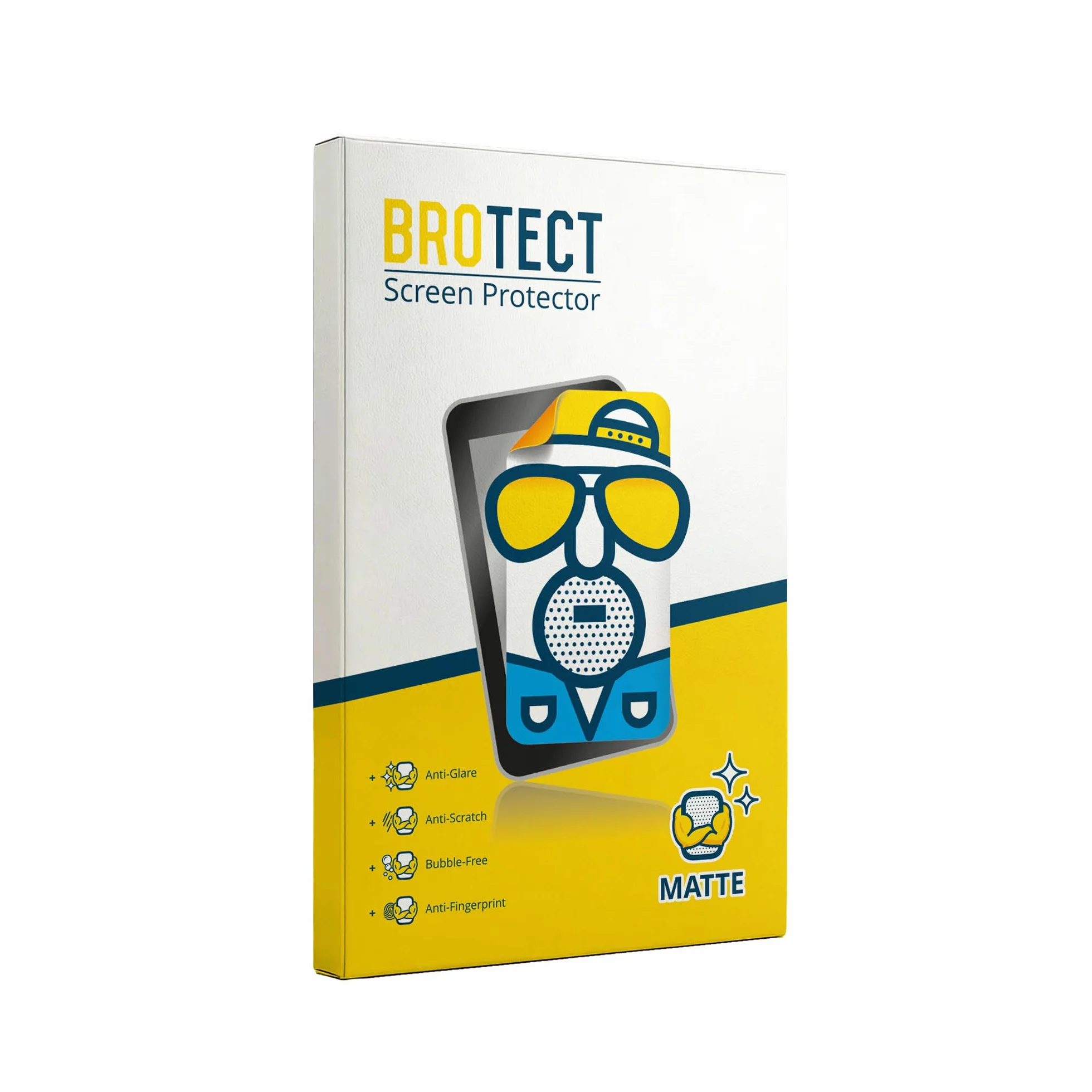 brotect Protection Ecran Mat 16" pour PC à écran tactile 16:10 Anti Reflet