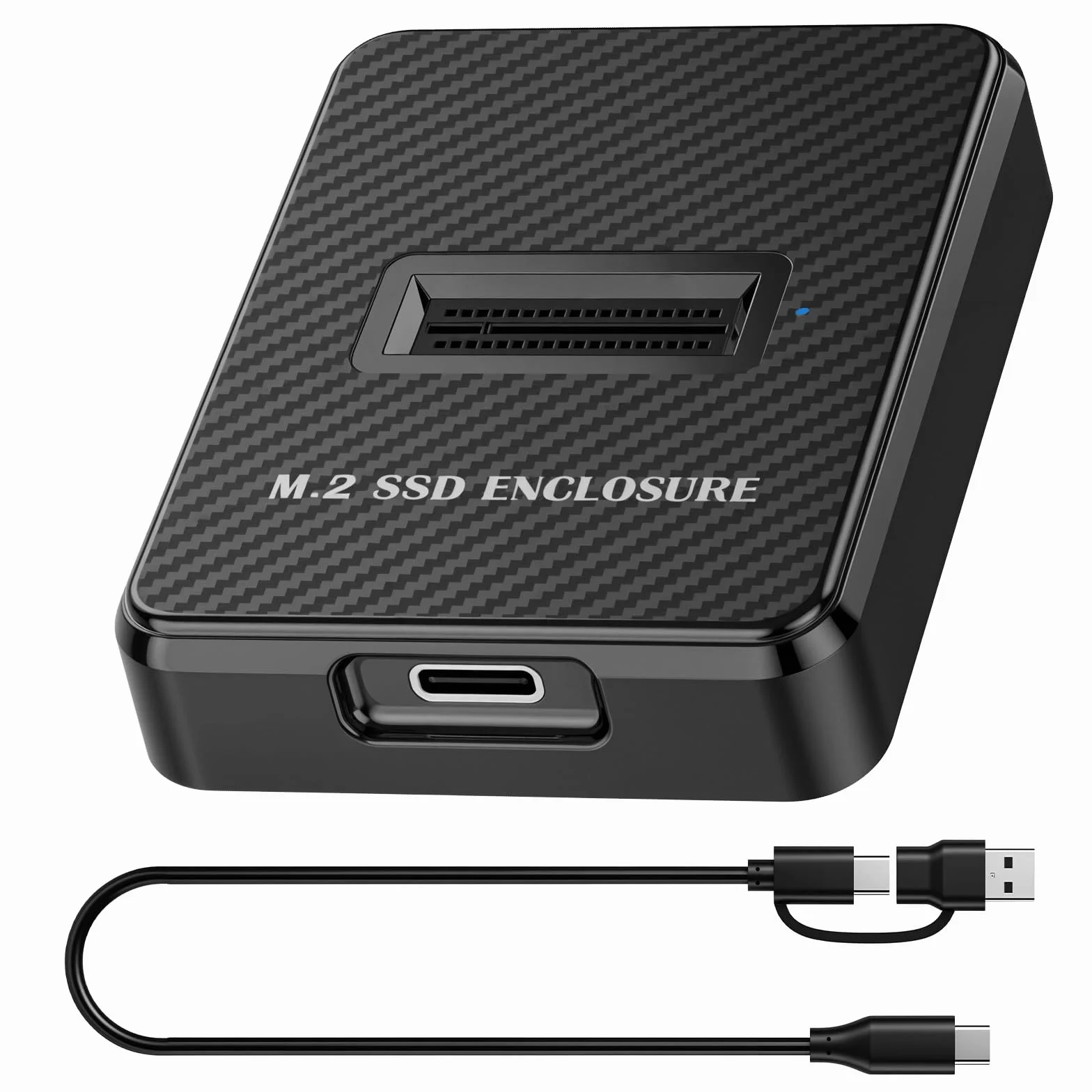 Station d'accueil M.2 NVMe SATA vers USB C 10 Gbit/s, adaptateur lecteur SSD externe pour clés M B+M 2280 2260 2242 2230