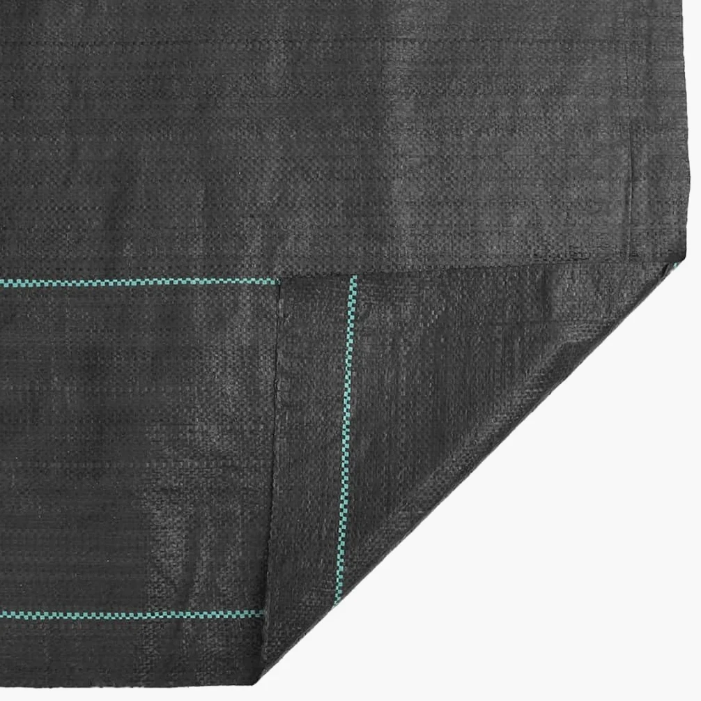 Membrane Anti-Mauvaises Herbes Noir 0,5x25 m polypropylène Durable stabilisé UV pour Jardin terrasse allée Potager Plantation Protection humidité Filtration