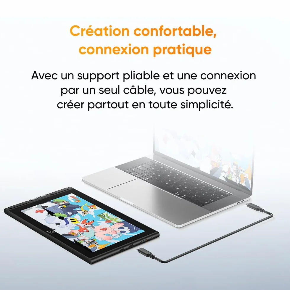 XPPen Artist 12 3rd (Édition 2025) Tablette Graphique Dessin Écran 12 Pouces avec Molette X-Dial, 8 Raccourcis, X4 Stylet 16384 Niveaux pour Illustrateurs Designers