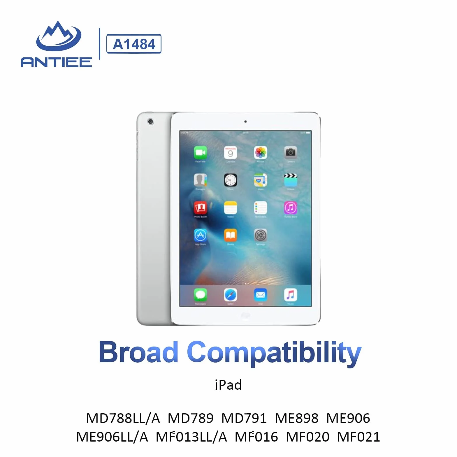 ANTIEE 8827mAh 32.9Wh A1484 Replacement Tablet Battery Compatible with iPad 2017 2018 Air