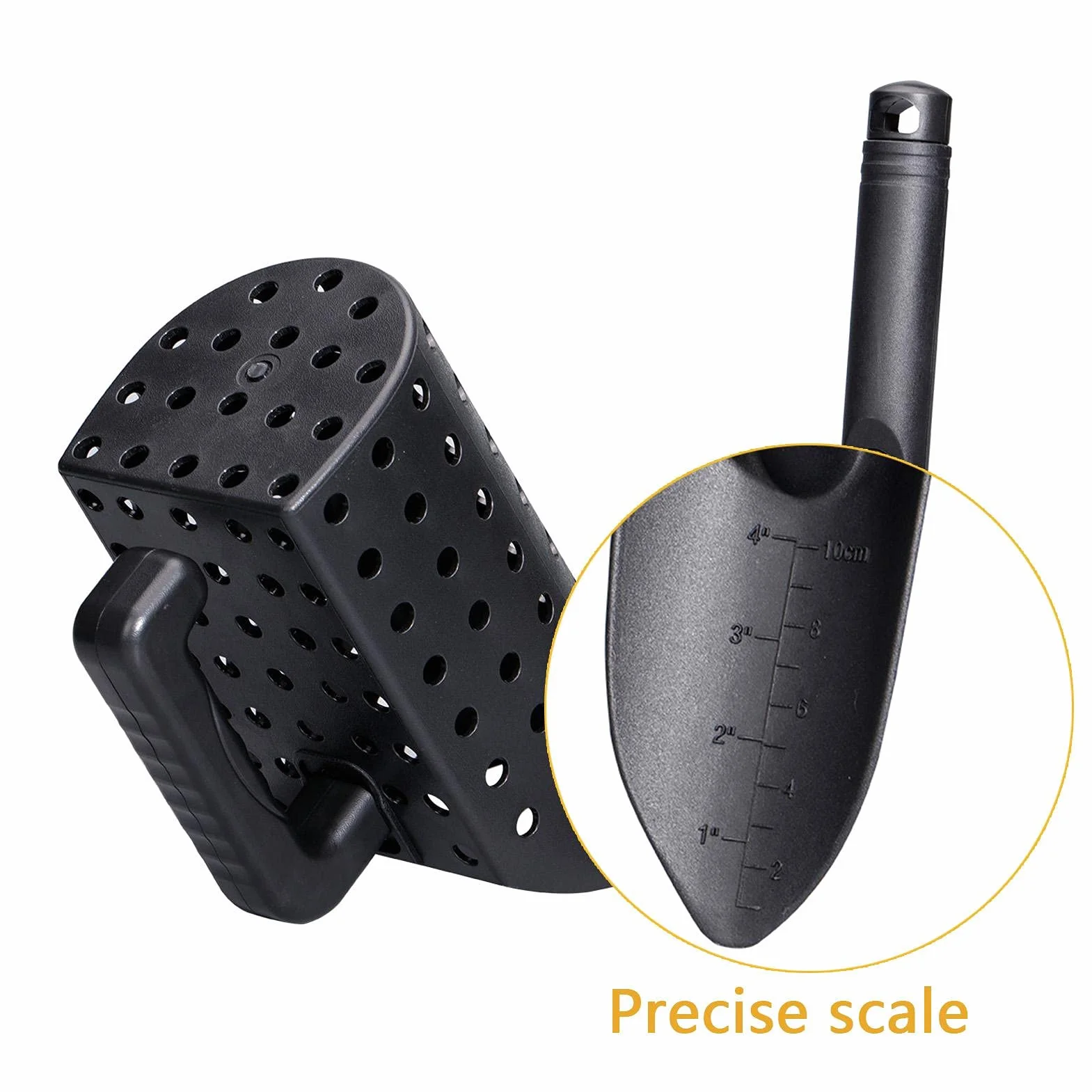 Kit d'accessoires de détecteur de métaux 2 pièces Cuillères à sable et pelle