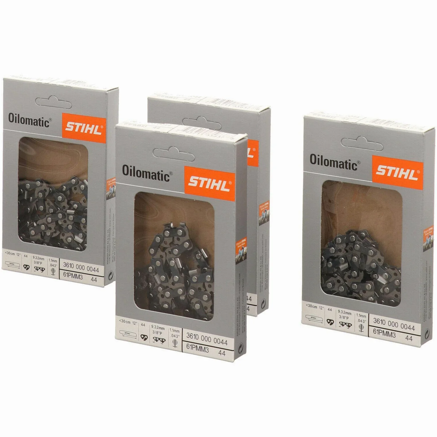 Chaîne de tronçonneuse Joist 3/8" P, 1,1 mm, 44 maillons entraîneurs, 30 cm, 61 PMM3 44, 3610 000 0044