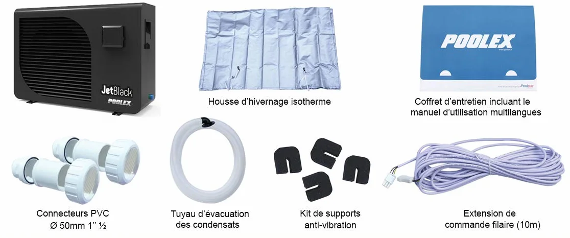 Pompe à Chaleur Piscine N NETSPA 7kW Inverter WiFi jusqu'à 45 m³