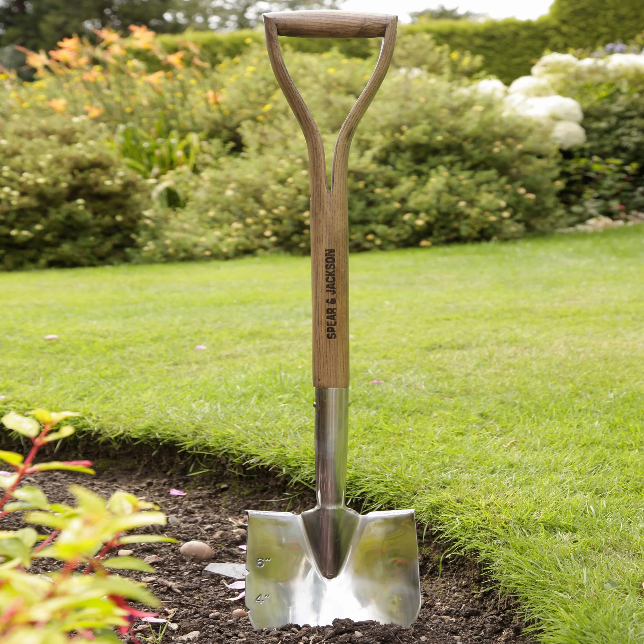 Spear & Jackson 4650PS Bêche de plantation traditionnelle en acier inoxydable