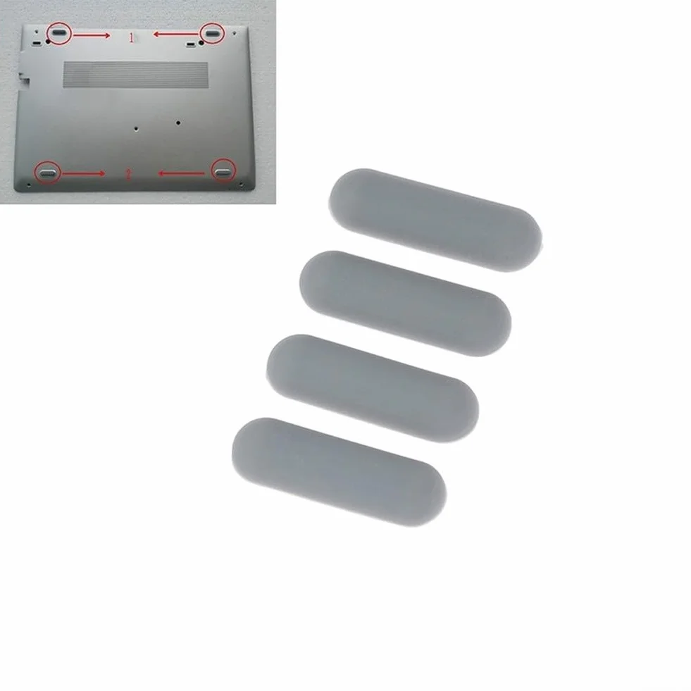 Lot de 4 pieds en caoutchouc antidérapants pour ordinateur portable HP EliteBook 840 G5/G6, 745 G5/G6, 830, 735 G5/G6