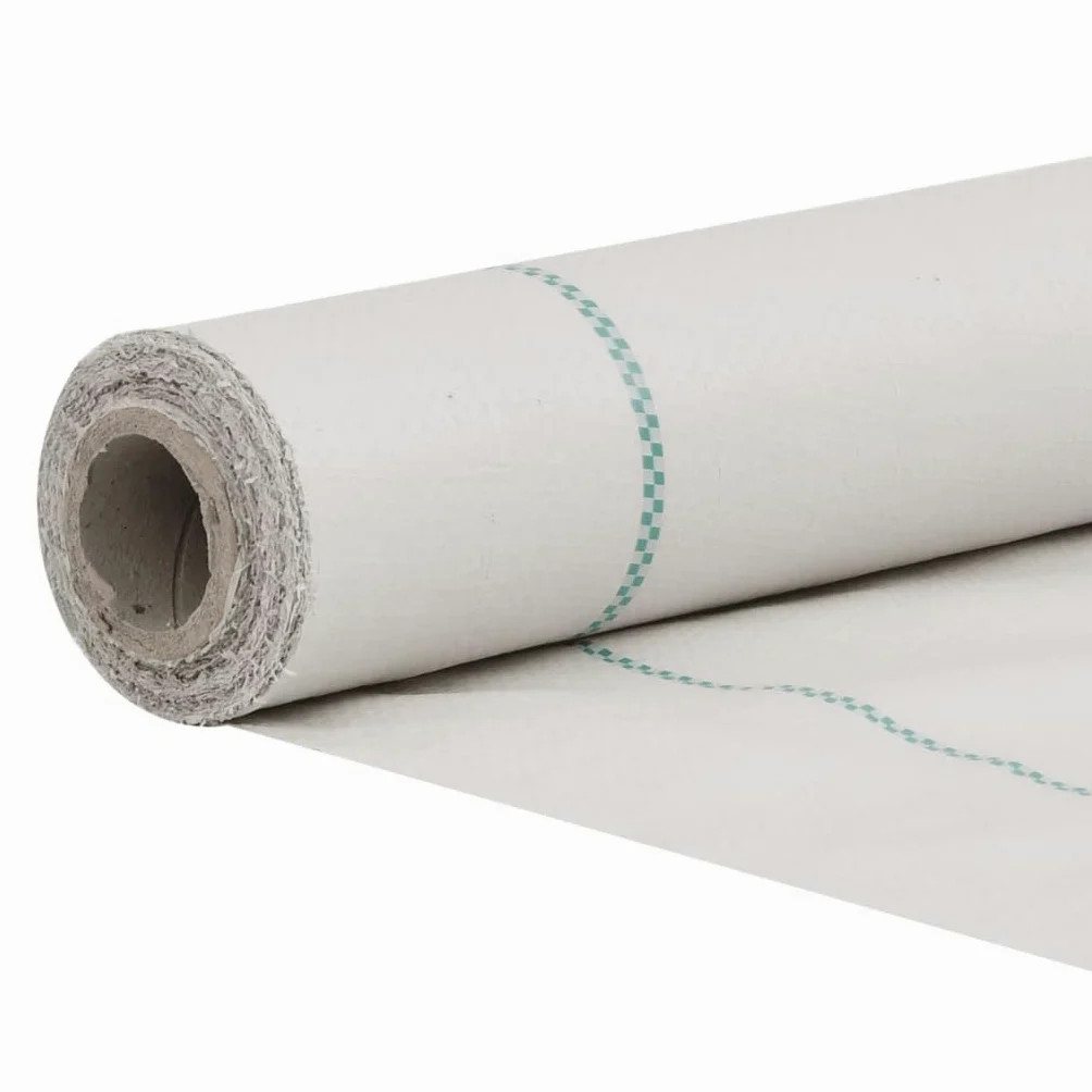 Tomostar Toile de Paillage, Géotextile de Paillage Contre Les Mauvais Herbes Toile Bâche Anti Mauvaises Herbes Blanc 2x25 m PP