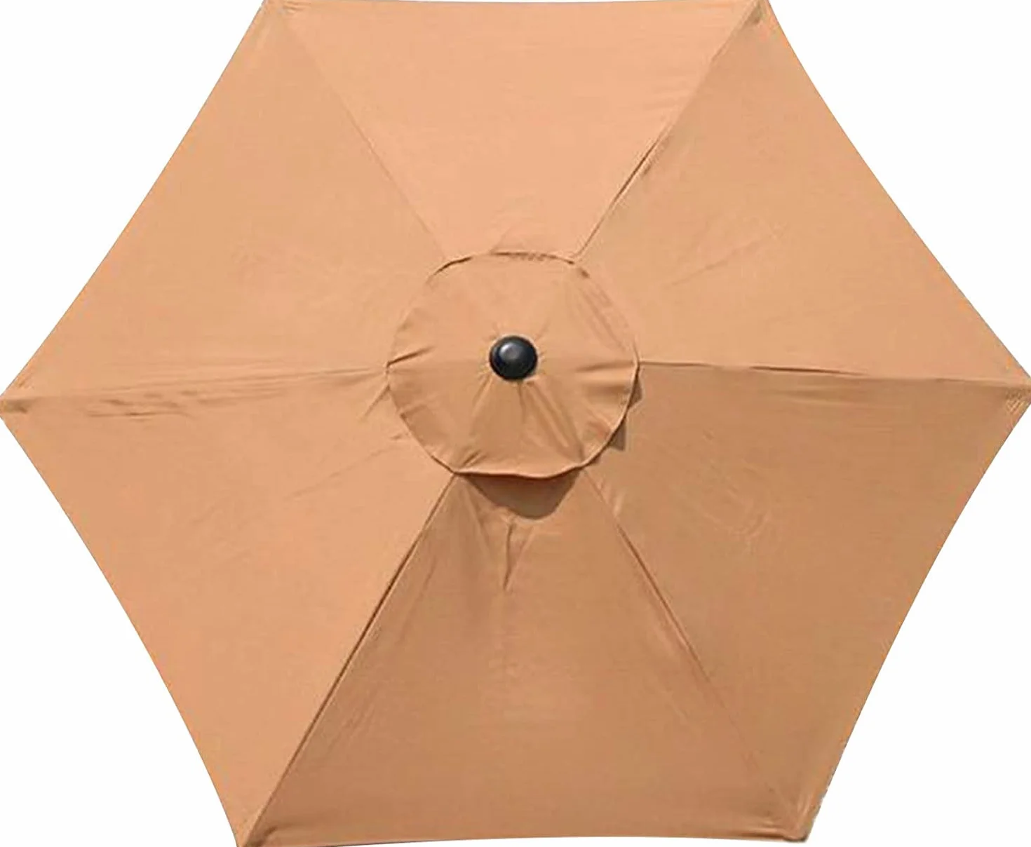 Housse de rechange pour parasol 2,7 m 6 baleines blanc