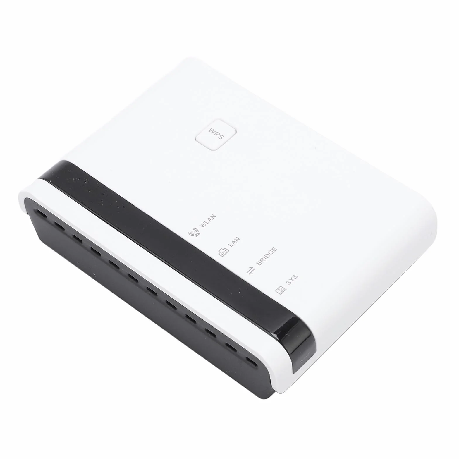 Prift Serveur d'impression USB 2.0 10/100 Mbps LAN sans fil 2.4G Prise en charge 4 imprimantes Mac conforme (Prise UE)