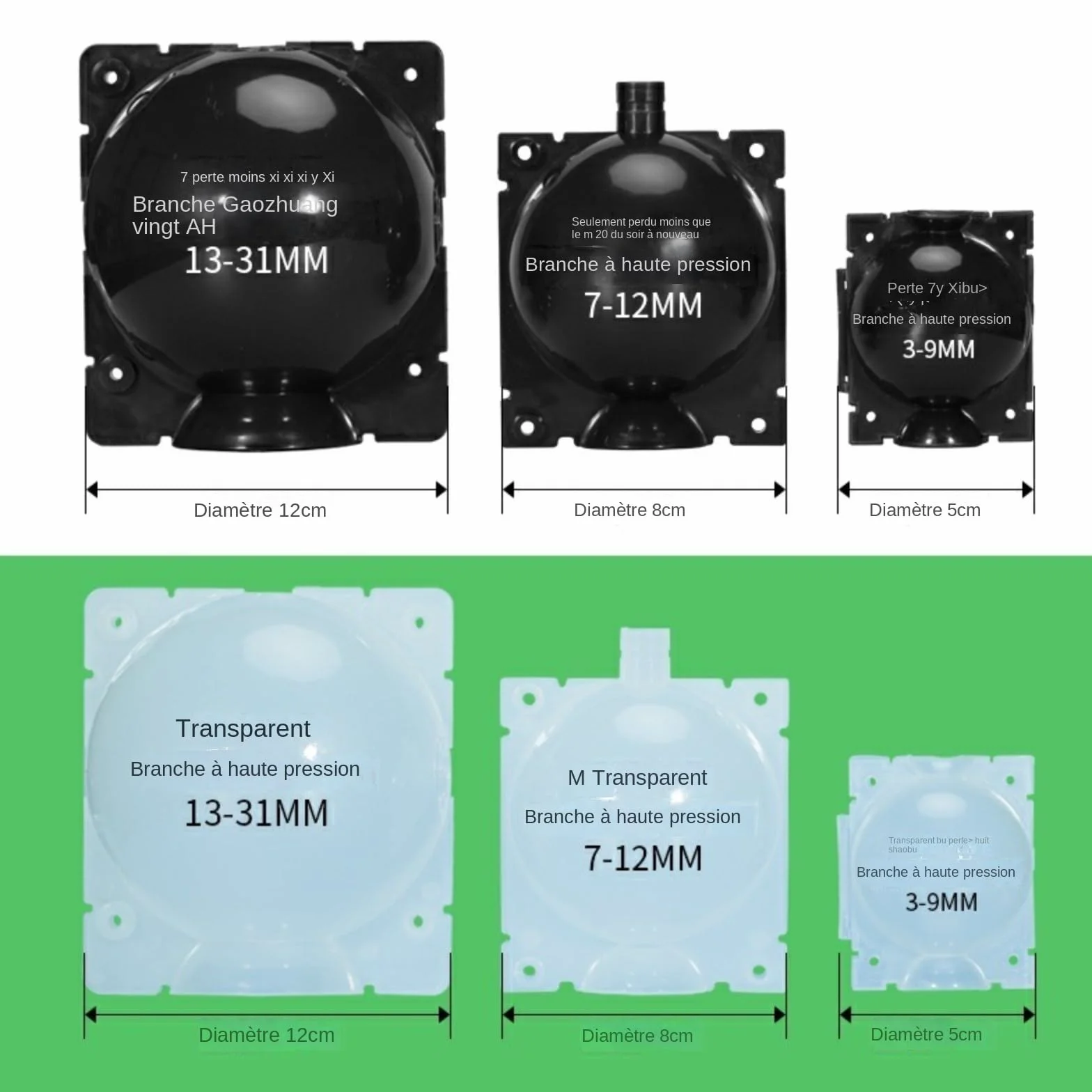 Boule de Propagation des Racines Usine Boîte de Greffe 10 Pièces