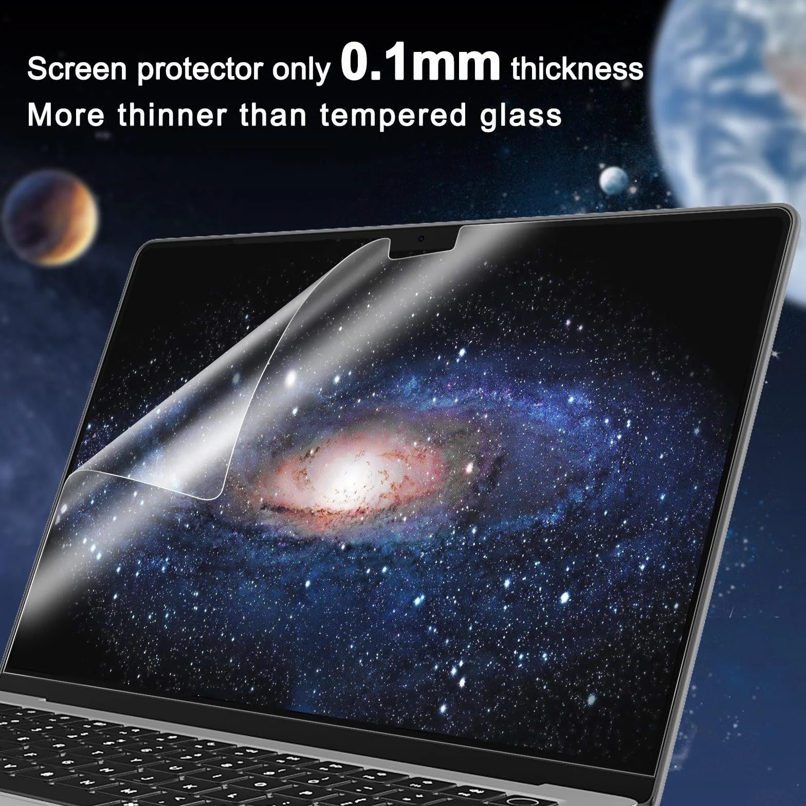 Protecteur d'écran HD MacBook Pro 14 pouces M5-M1 Chip A3426 A3427 A3434 2026-2021 Filtre anti-rayures transparent 5H Accessoires ordinateur portable 2