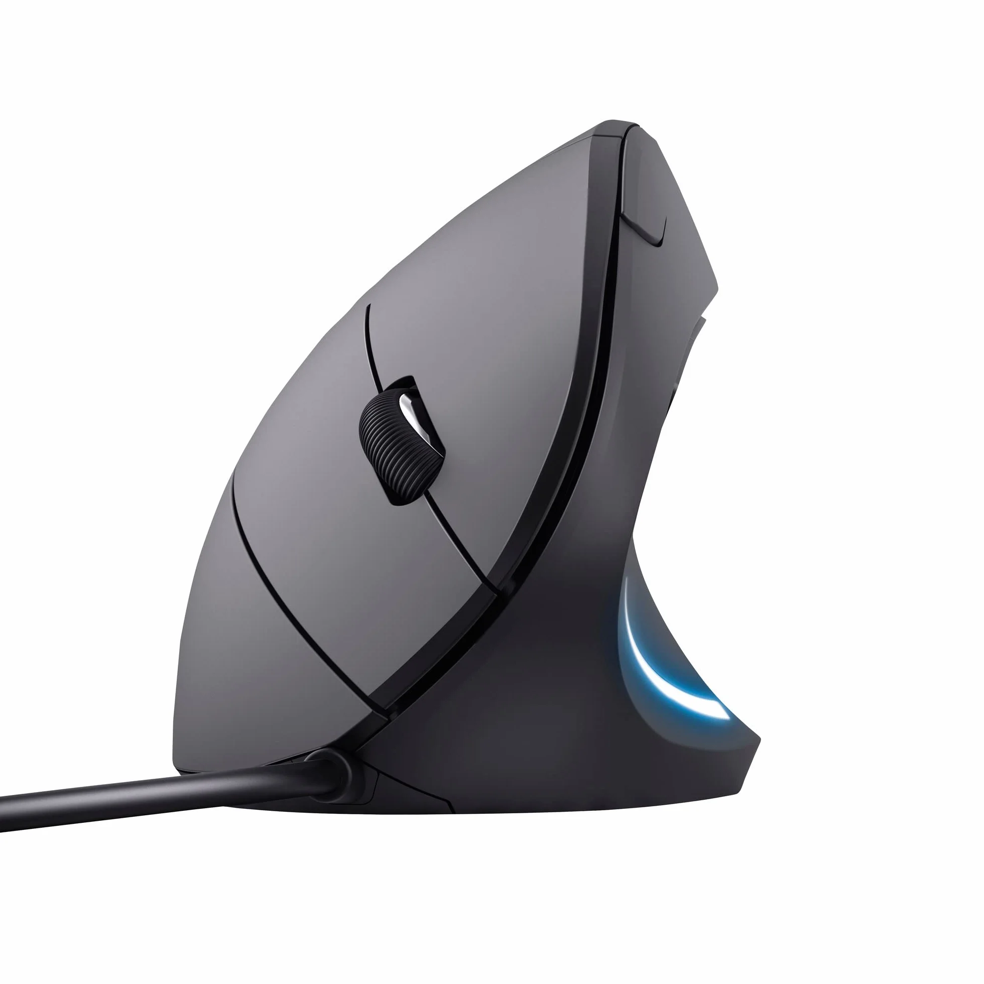 Trust Verto Souris Ergonomique Verticale Filaire 1000-1600 DPI 6 Boutons LED Noir