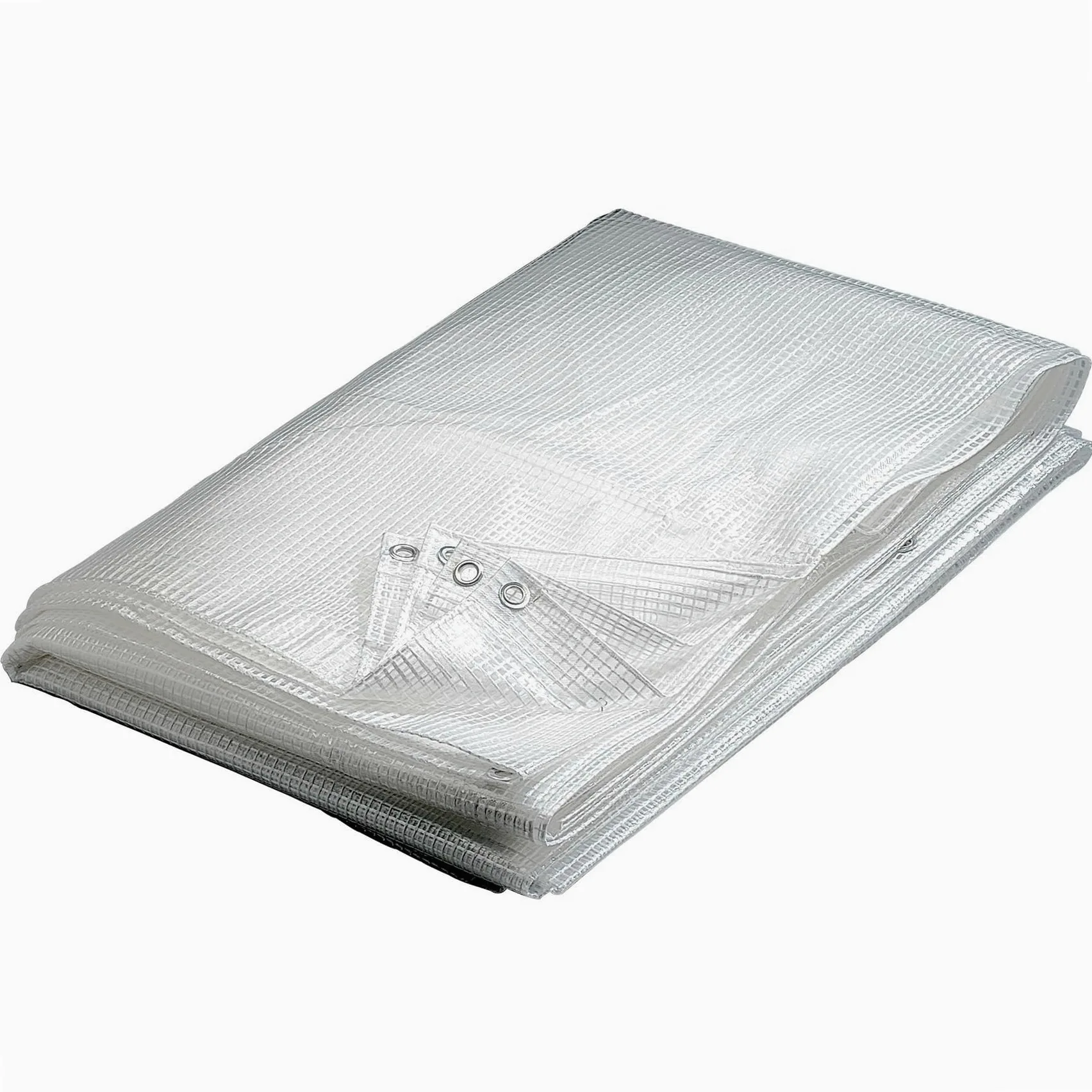 WERKA PRO Bâche Transparente 80 g/m² - Traitée Anti-UV - Ø4 x 10 m - Protection Intempéries - Découpe Facile - Usage Extérieu