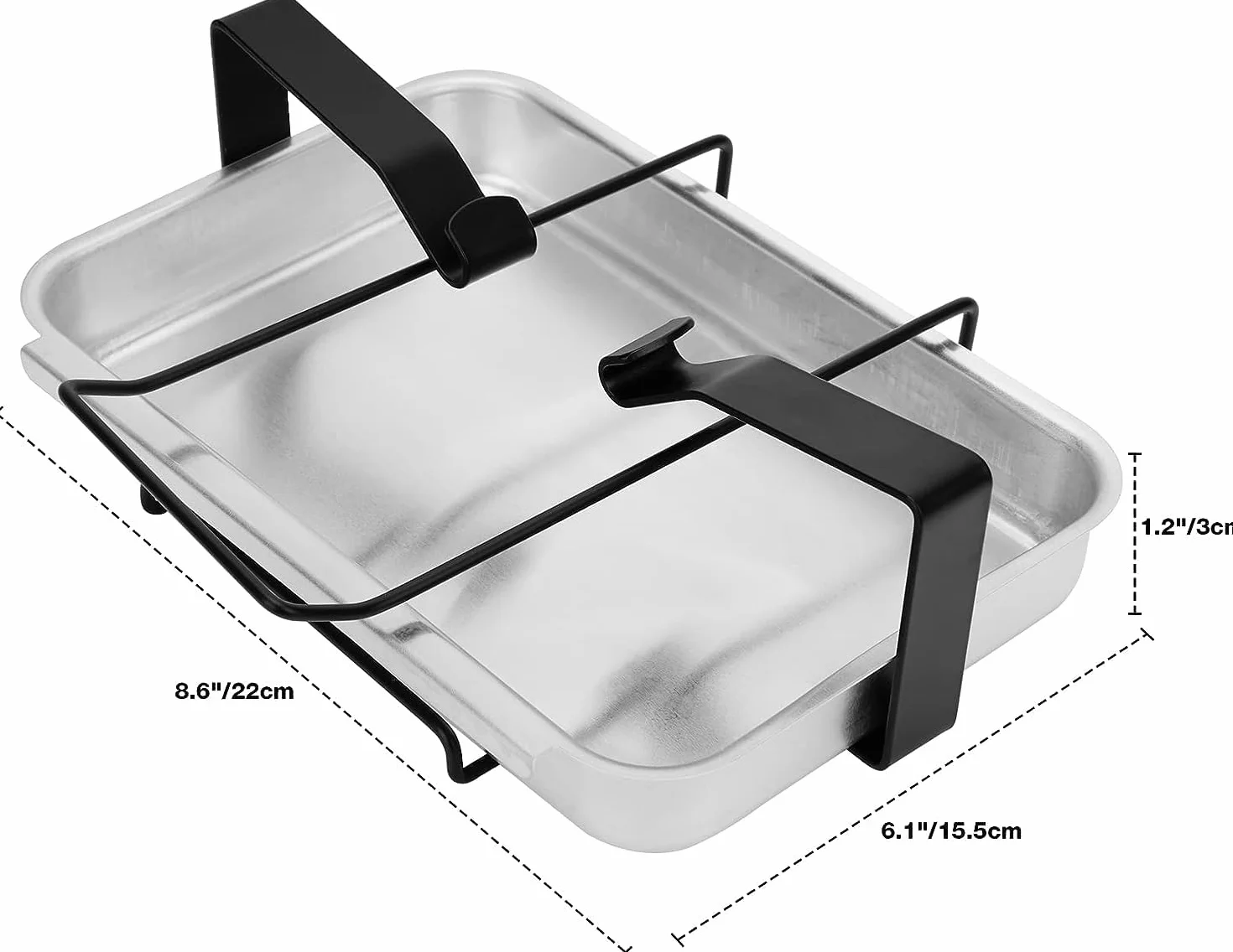 onlyfire Bac de récupération en Aluminium pour Gril à gaz Weber