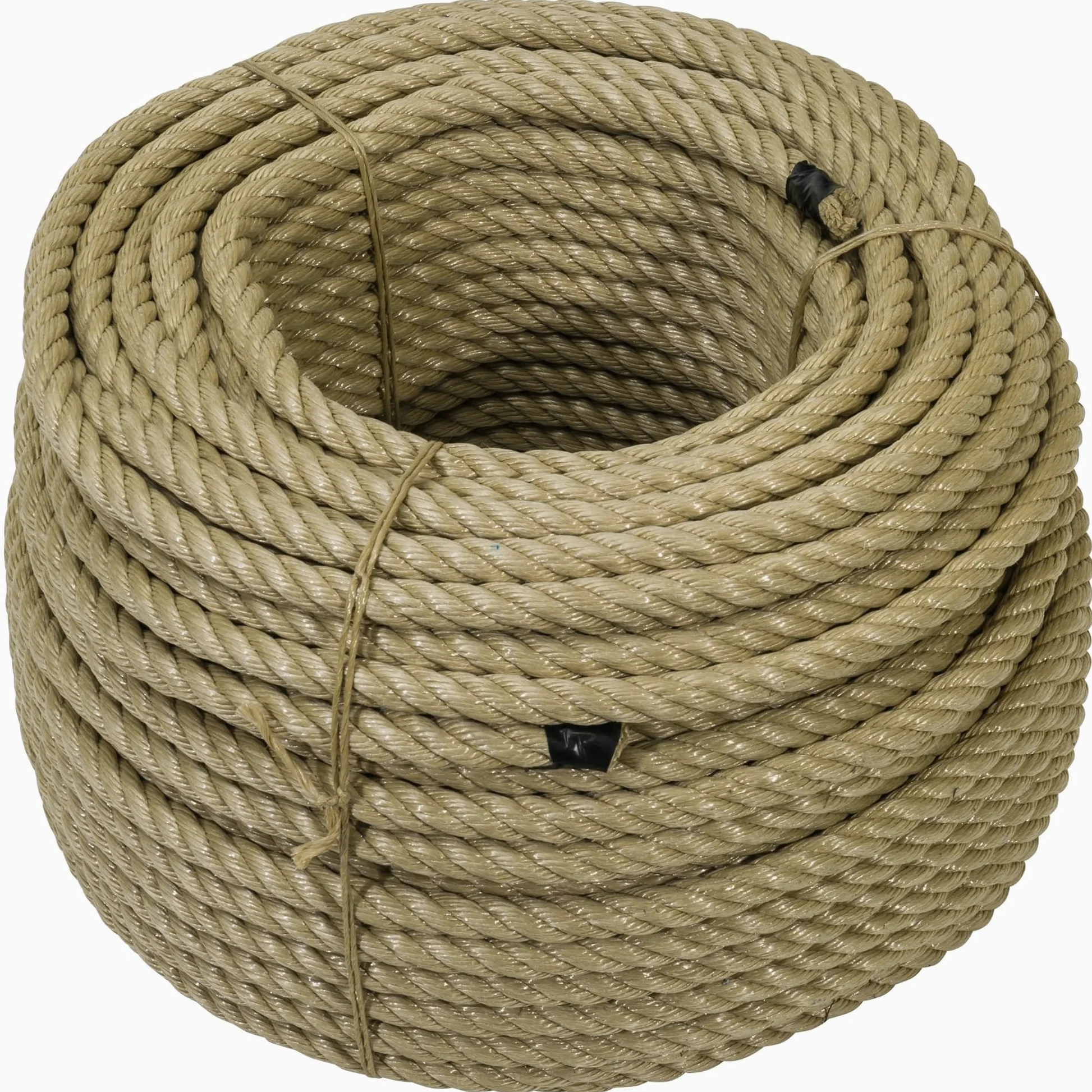 WERKA PRO Corde Polypropylène Ø18mm x 100m - Résistance 4510kg - Traitement Anti-UV - 4 Torons - Usage Arrimage Fixation Bric