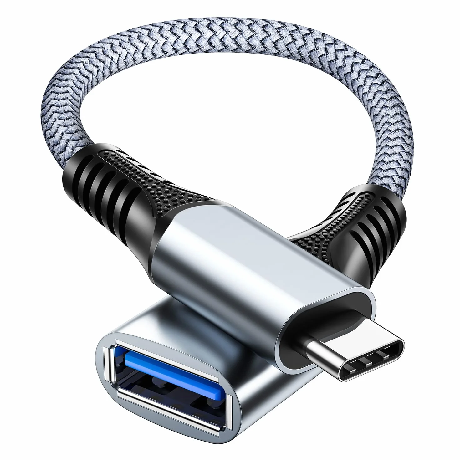 ANDTOBO Adaptateur USB C vers USB 3.0 OTG, Câble Thunderbolt3 pour iPhone 15 Pro Max, Samsung Galaxy S23, MacBook Pro