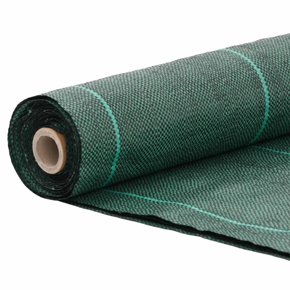 Tomostar Toile de Paillage, Géotextile de Paillage Contre Les Mauvais Herbes Toile Bâche Anti Mauvaises Herbes Vert 2x50 m PP