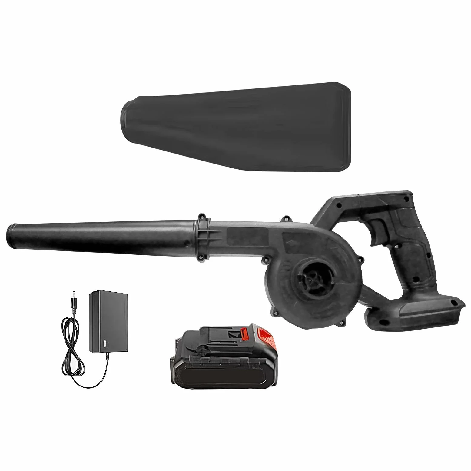 Souffleur de Feuilles à Batterie Portable électrique Puissant | Léger souffleur de feuilles pour le jardin pour extérieur porche cour jardin maison voiture nettoyage dépoussiérage