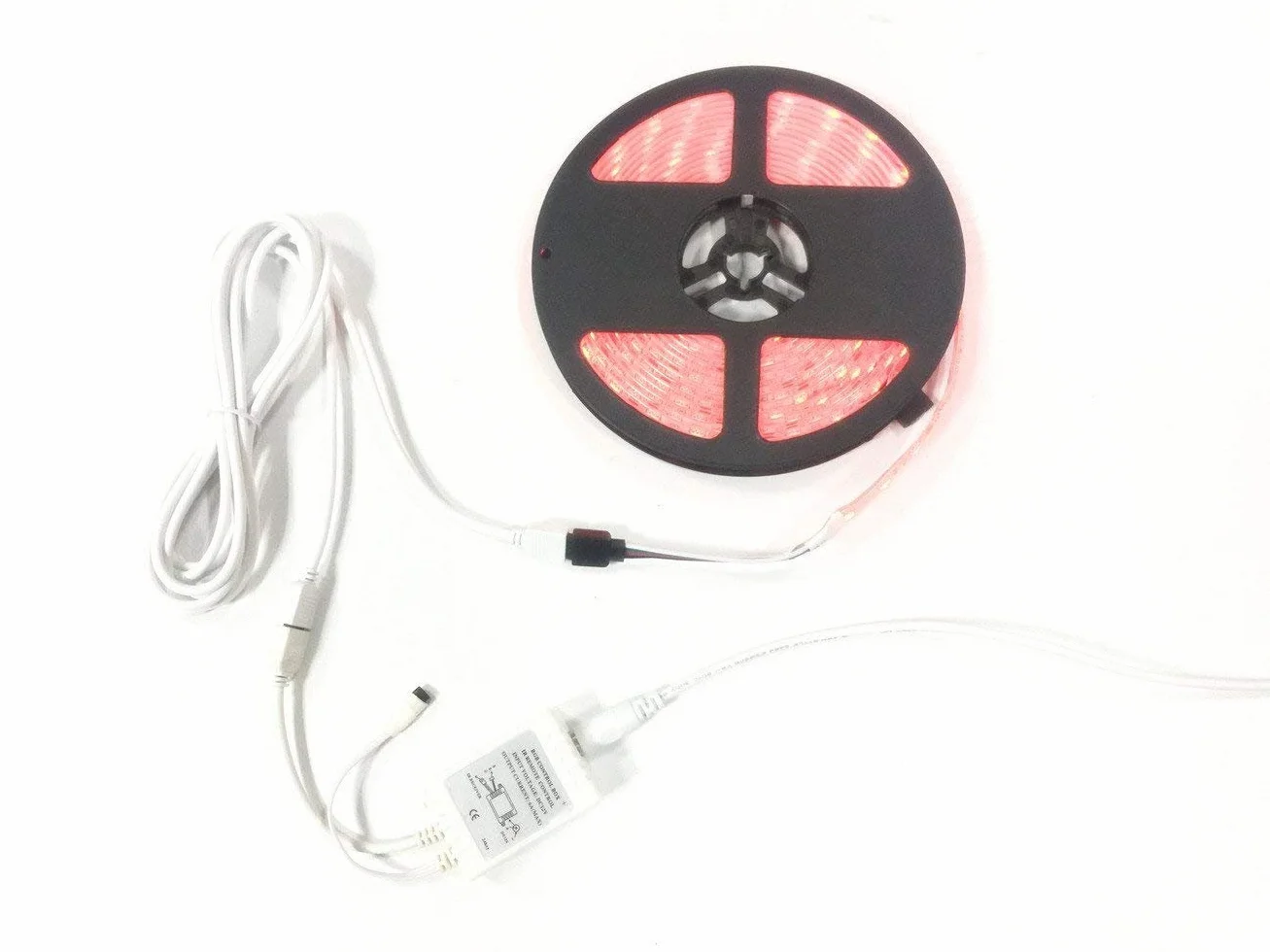Câble d'extension Litaelek 5050 3528 avec connecteur 4 broches mâles pour lampes LED RVB 12V 1m 2.5m 5m