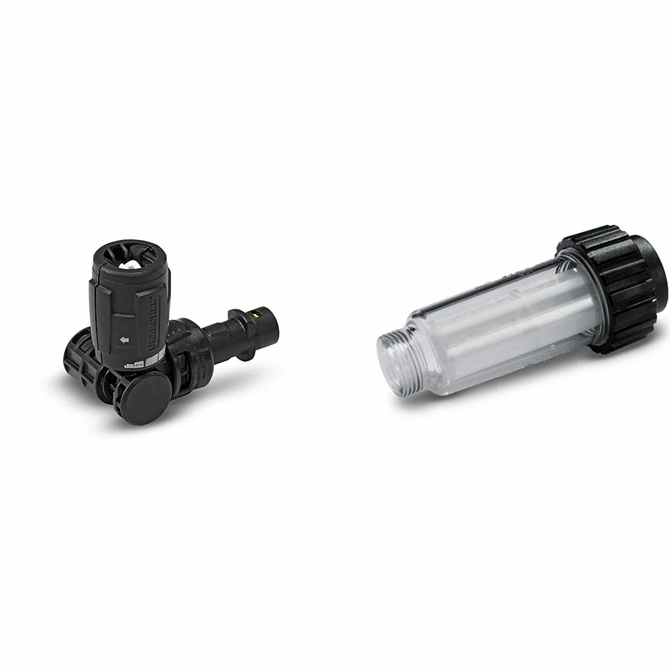 Kärcher 2.643-254.0 Lance vario power 360° pour nettoyeur haute pression K2 à K7, Noir & Filtre à eau accessoire pour nettoyeurs haute pression, Noir