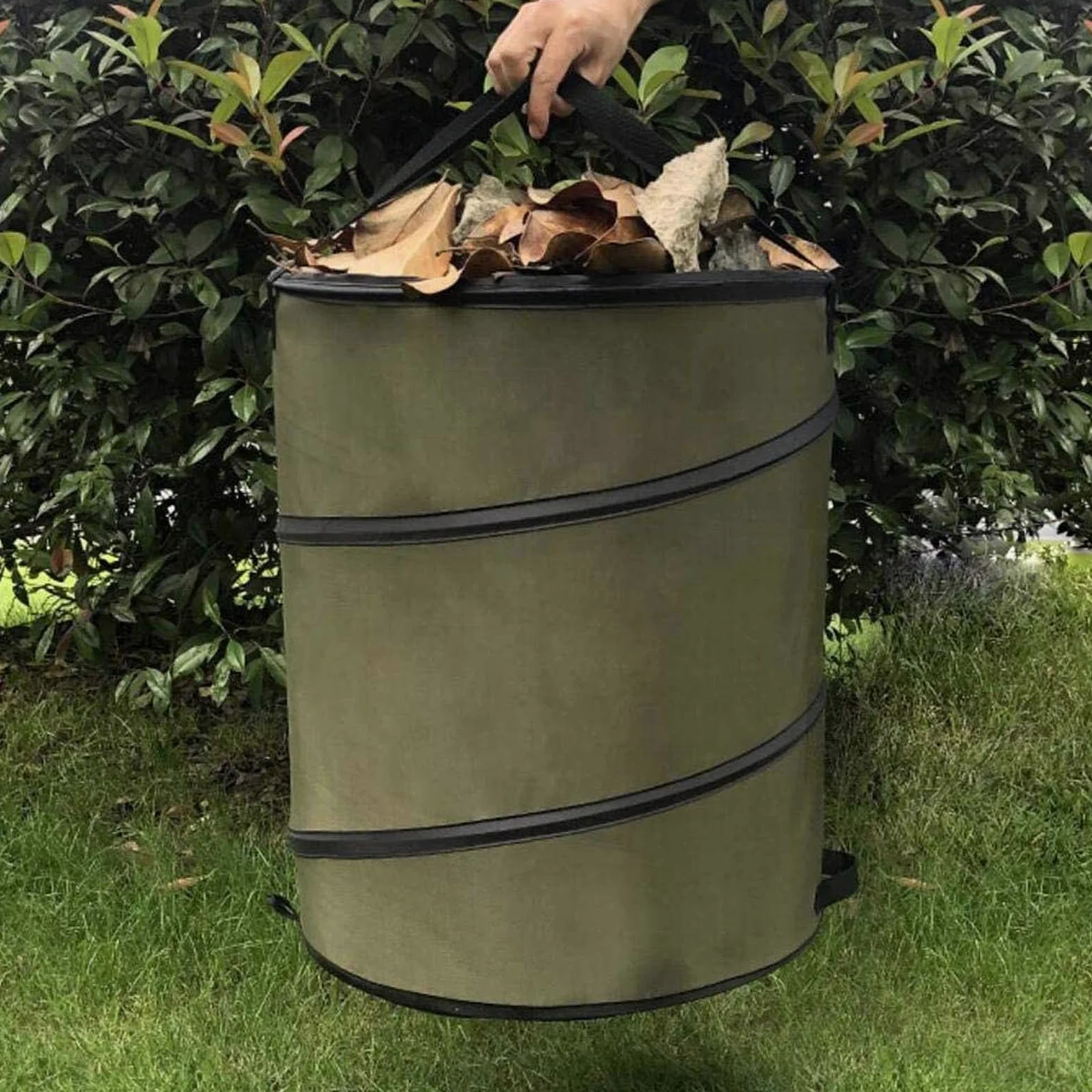 Sacs À Déchets De Jardin S, Sacs De Jardin Réutilisables en Polyester Oxford Résistant, Jardin Ordures Feuille Collector, Sac De Jardinage