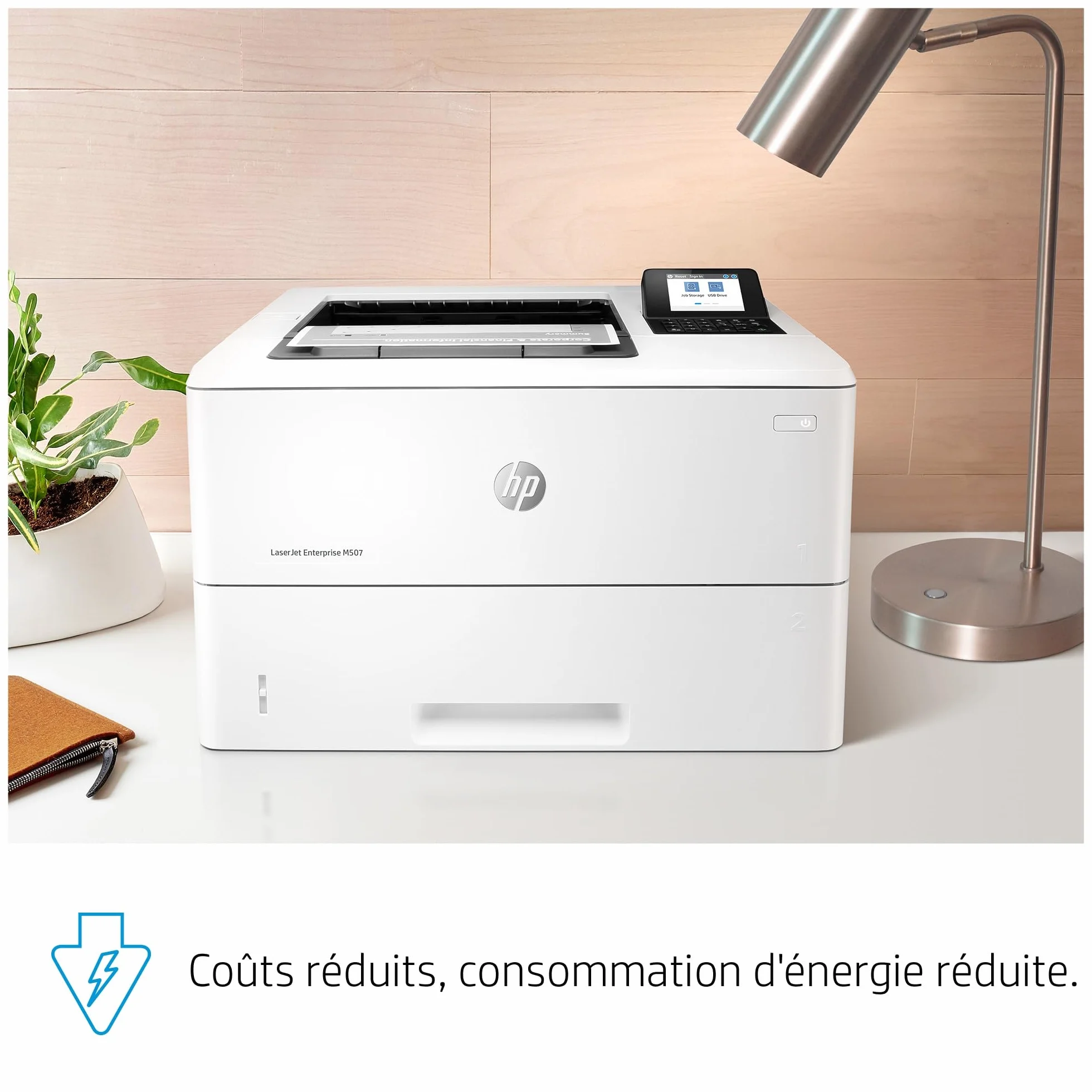 HP LaserJet Enterprise M507dn Imprimante Monofonction A4 Noir et Blanc Recto Verso Automatique 50 ppm USB Gigabit Ethernet