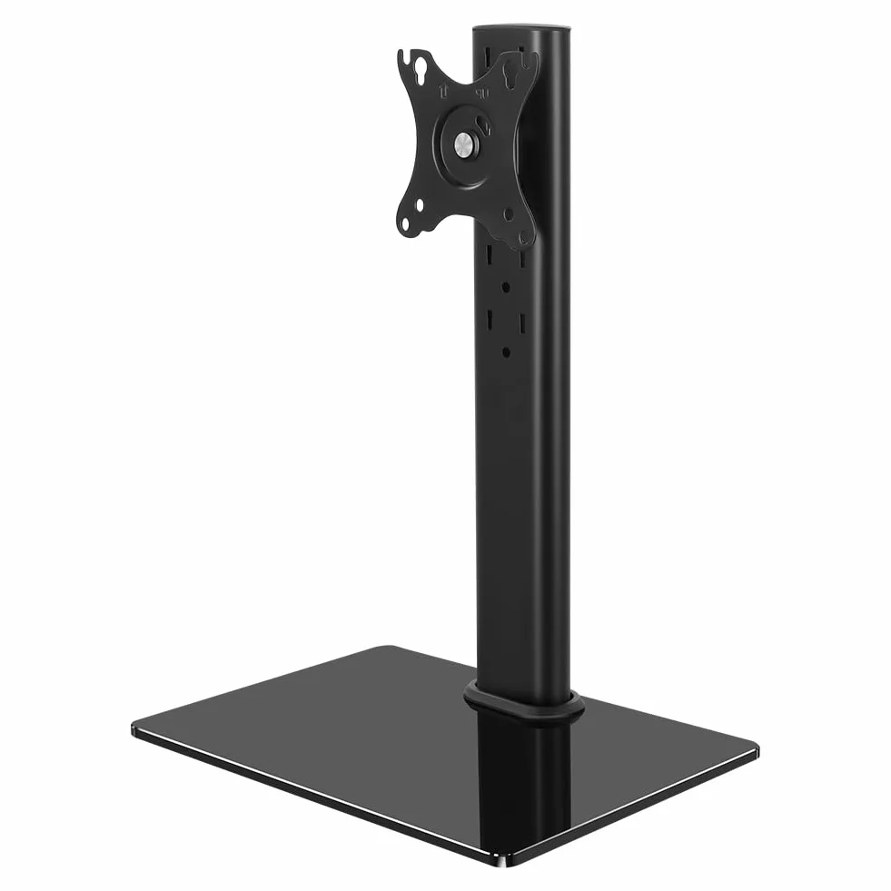KKTONER Support d'Écran d'Ordinateur VESA 13-32 Pouces Réglable en Hauteur Pivotant 75x75mm 100x100mm