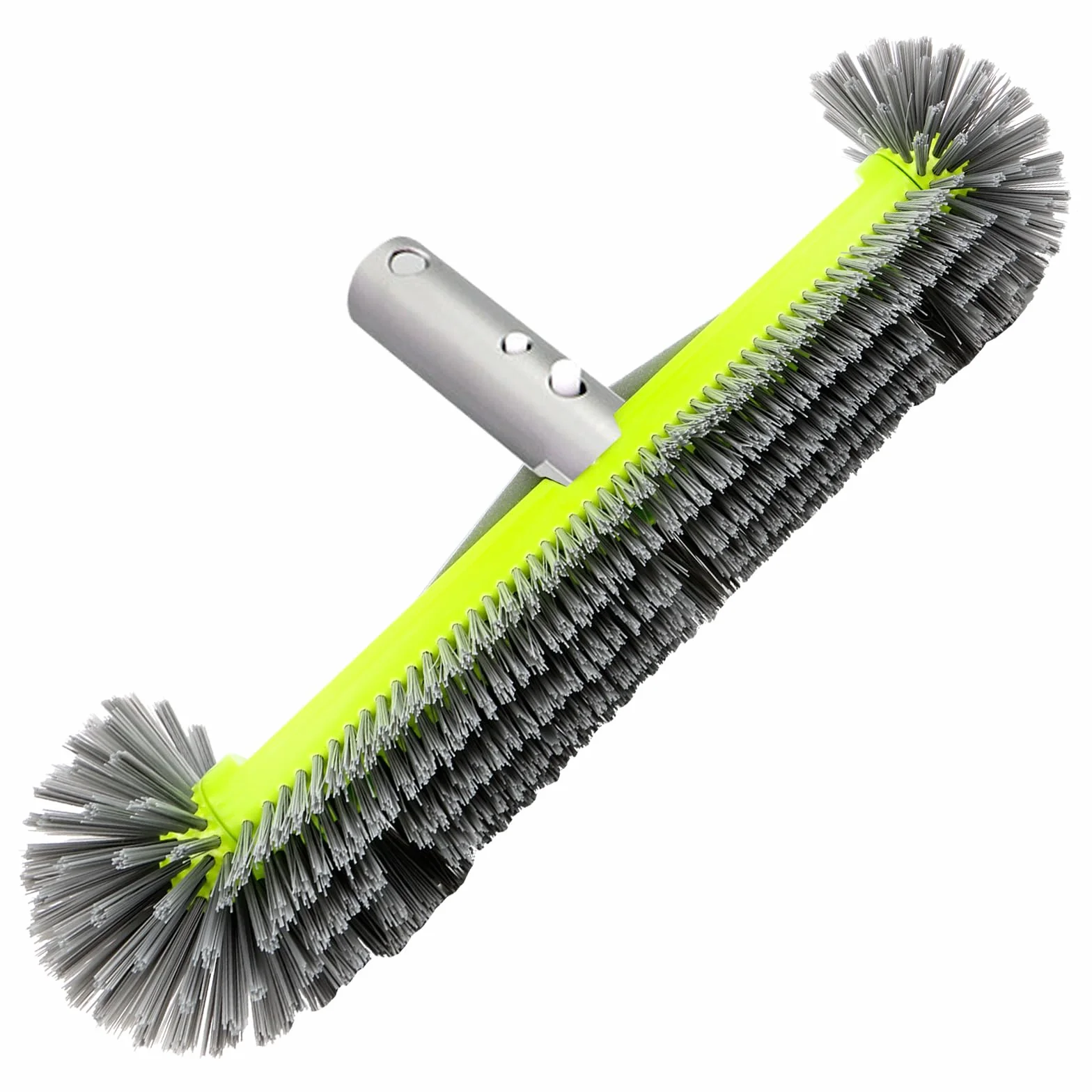 Brosse de nettoyage pour piscine 43 cm Poils avant Clip EZ Poignée aluminium