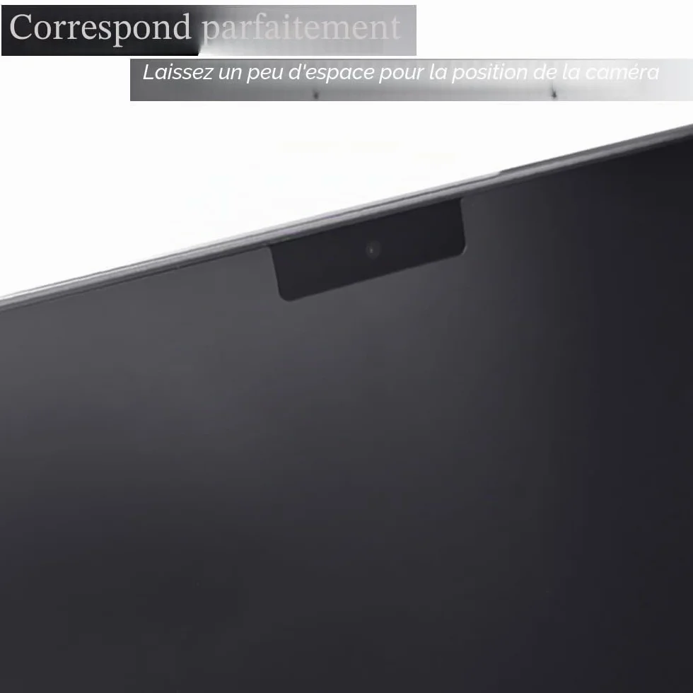 Lot de 2 films protecteurs d'écran HD pour MacBook Air 13,6 pouces M2 2022 A2681