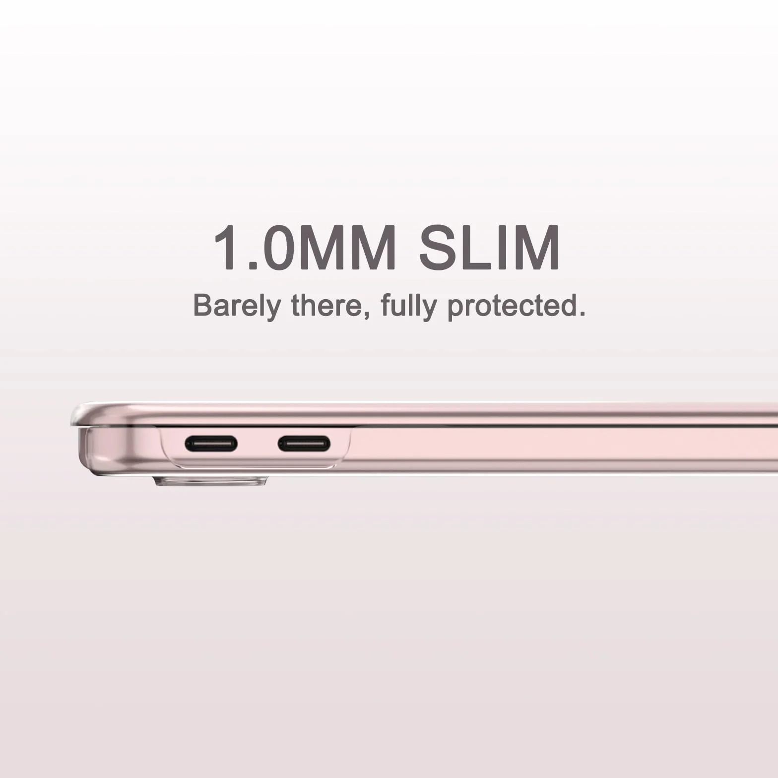 AKIT Coque rigide MacBook Neo 13" 2026 A18 Pro A3404 transparent anti-rayures