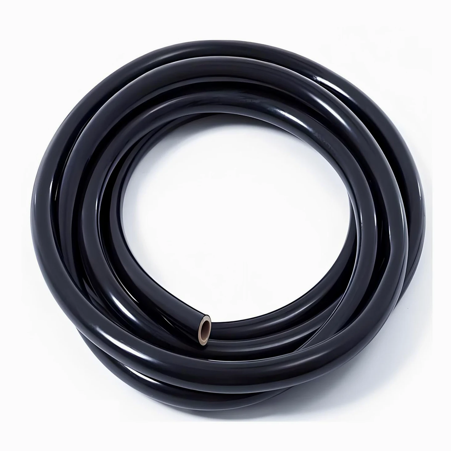 Tuyau à air auto-coulant, noir, en PVC, flexible, pour étang, aquarium et bassin à carpes koï, respectueux de l'environnement, non toxique pour les poissons et les plantes (ID 12 mm, diamètre