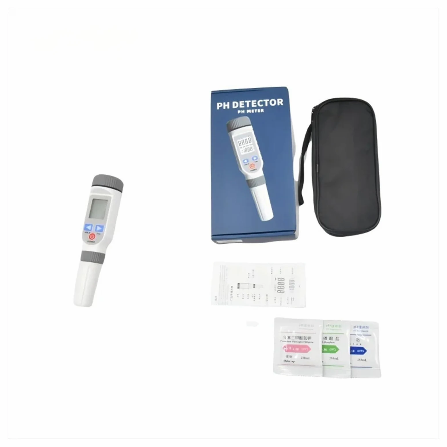 Testeur de pH numérique, précision 0,1 0-14, étanche, for Aliments, vin, bière, Sol hydroponique, ATC, testeur ℃/℉ Jardinage, Agriculture