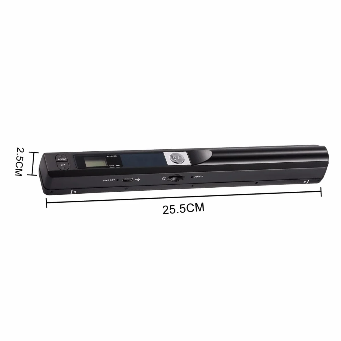 Scanner de documents portable A4 900 DPI Numérisation haute résolution JPG PDF