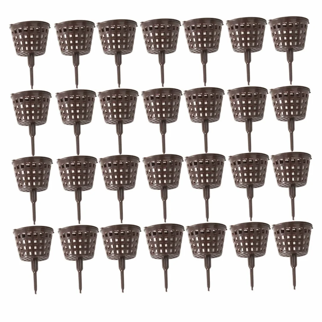 Boîte d'engrais en plastique 100pcs pour bonsaï avec couvercle outil de jardinage