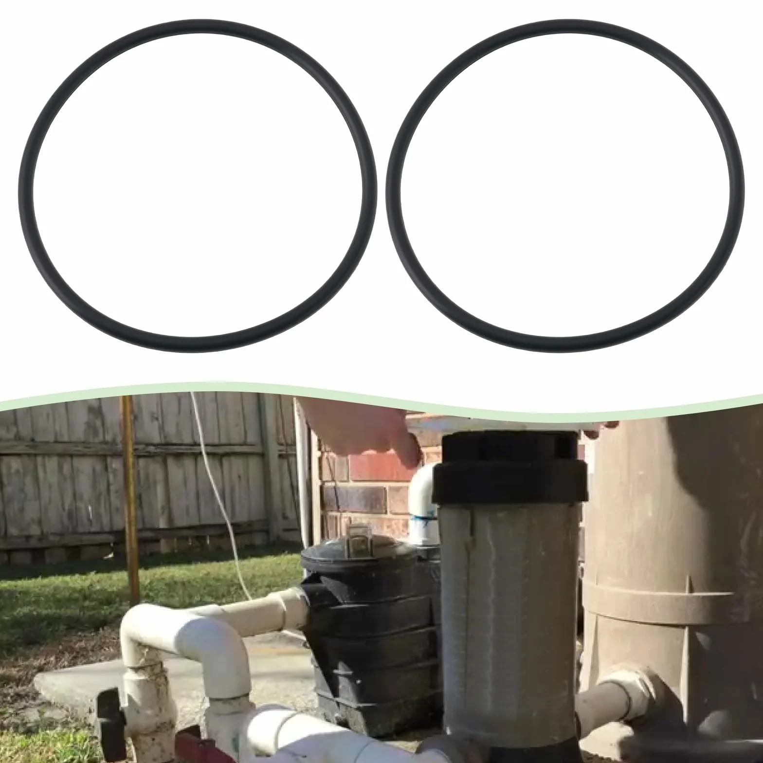 Hayward CLX200K Lot de 3 joints toriques rechange CL200 CL220 CL220BR Noir